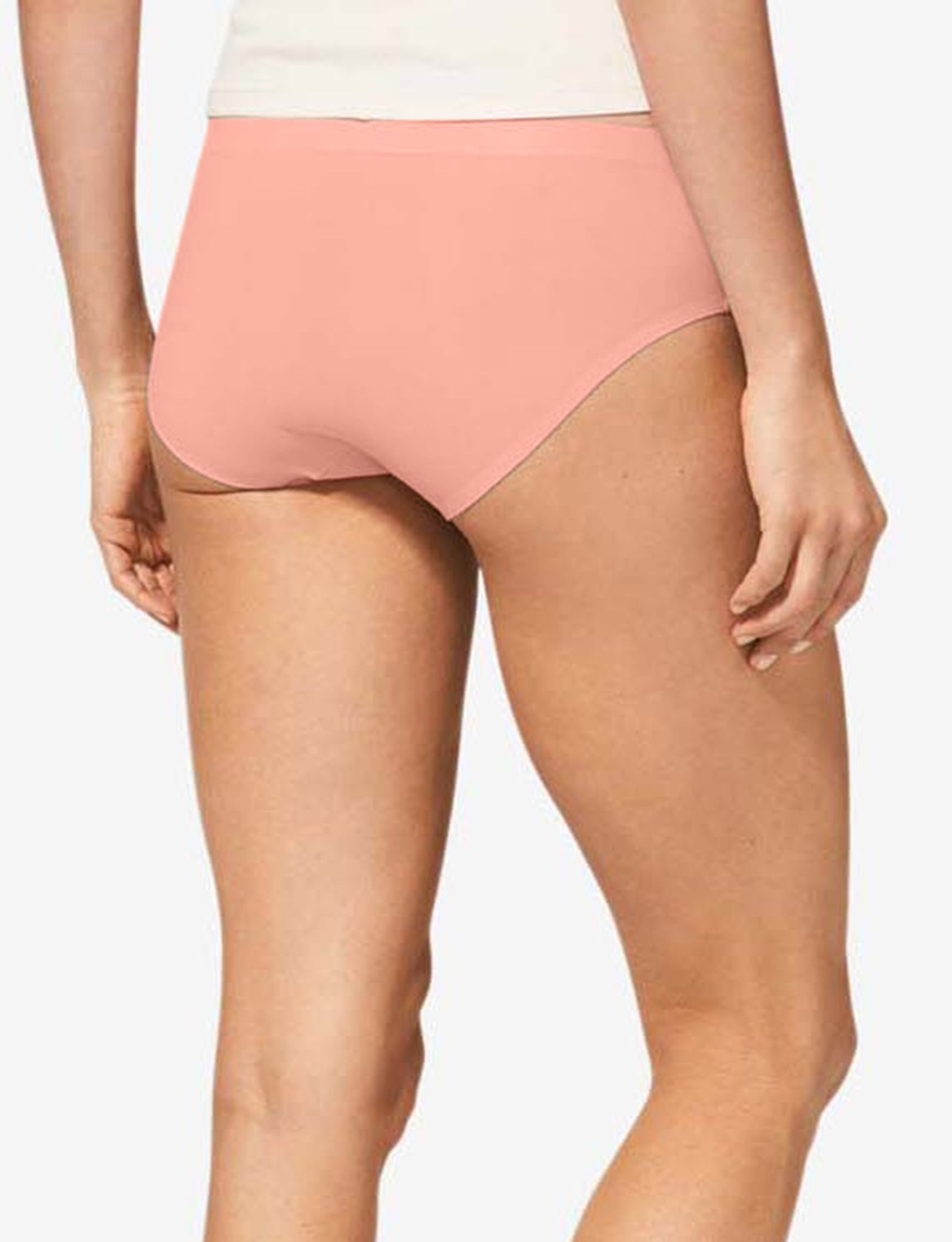 Women's Air Mesh Brief::Peach Bud