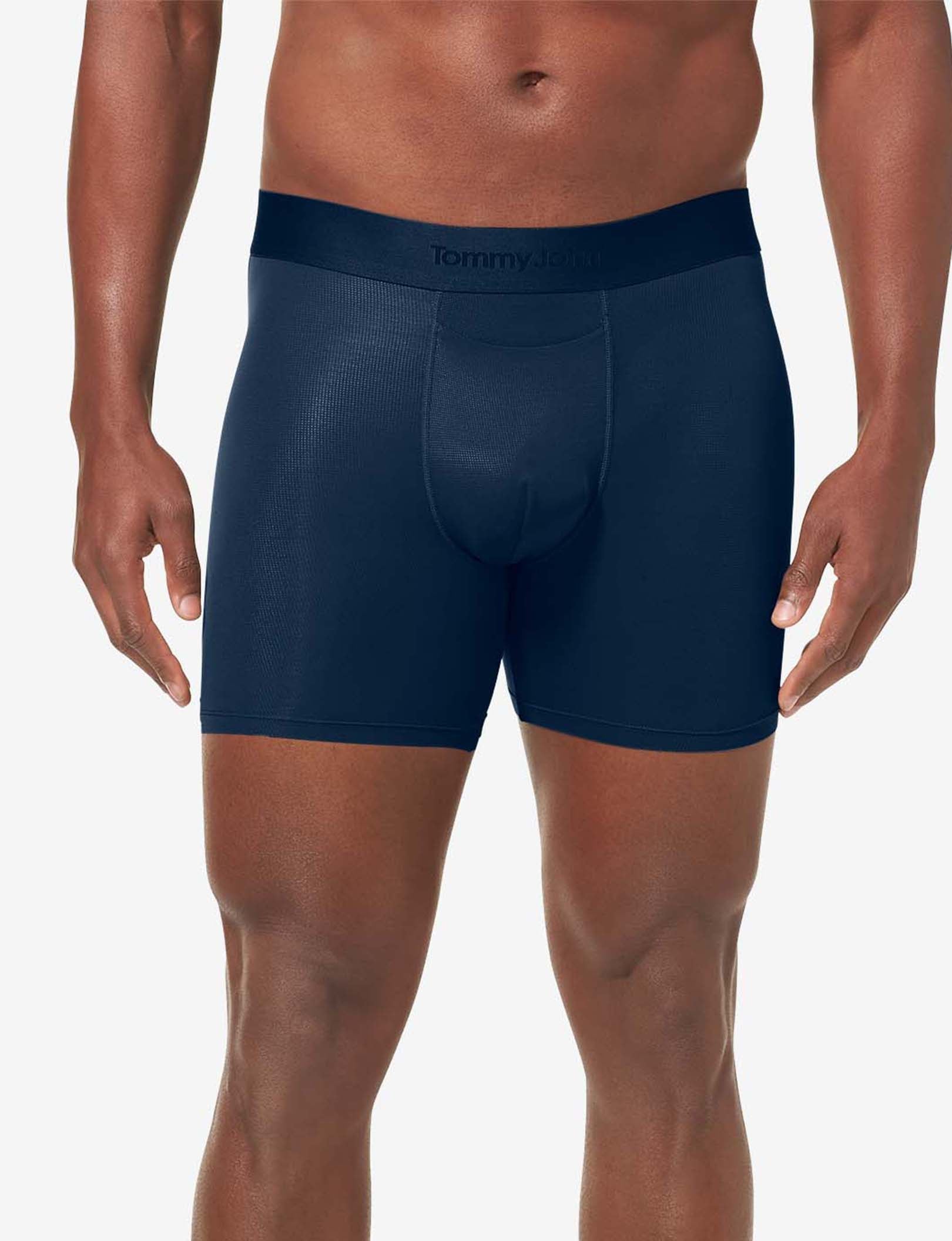 Air Mesh Mid-Length Boxer Brief 6"::Dress Blues