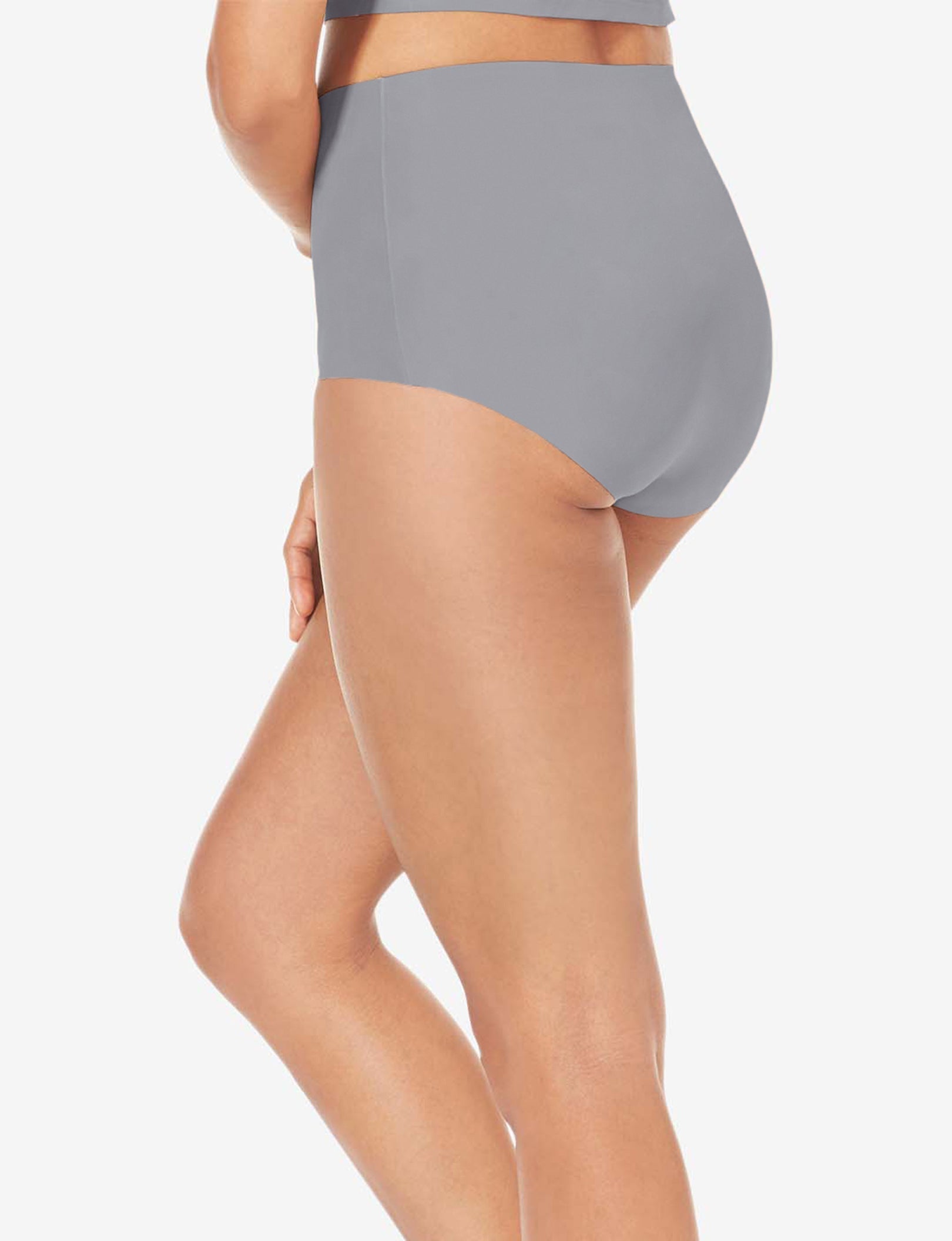 Women's Air Invisibles™ High Rise Brief::Silver Sconce