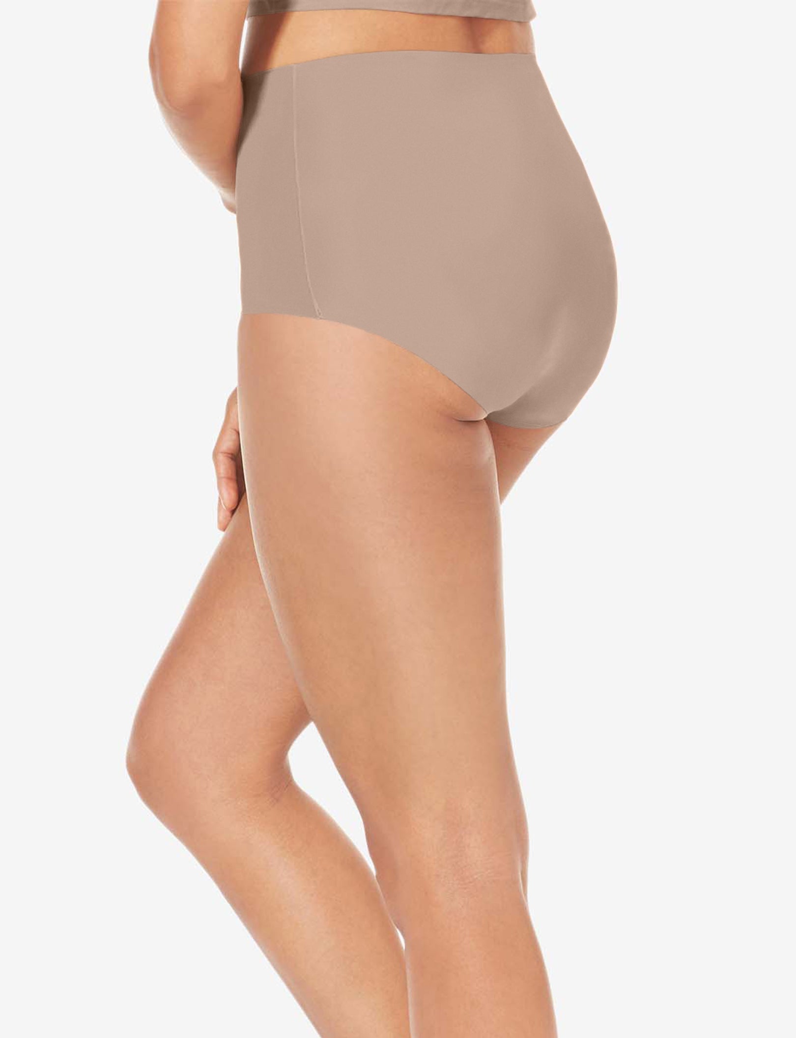 Women's Air Invisibles™ High Rise Brief::Rugby Tan