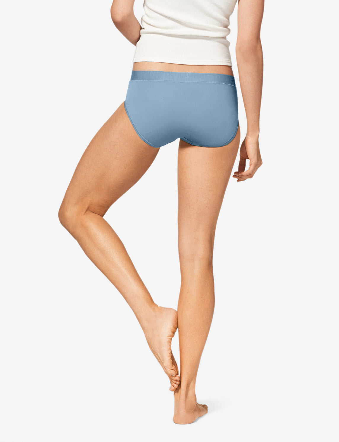Women's Cool Cotton Brief::Cerulean