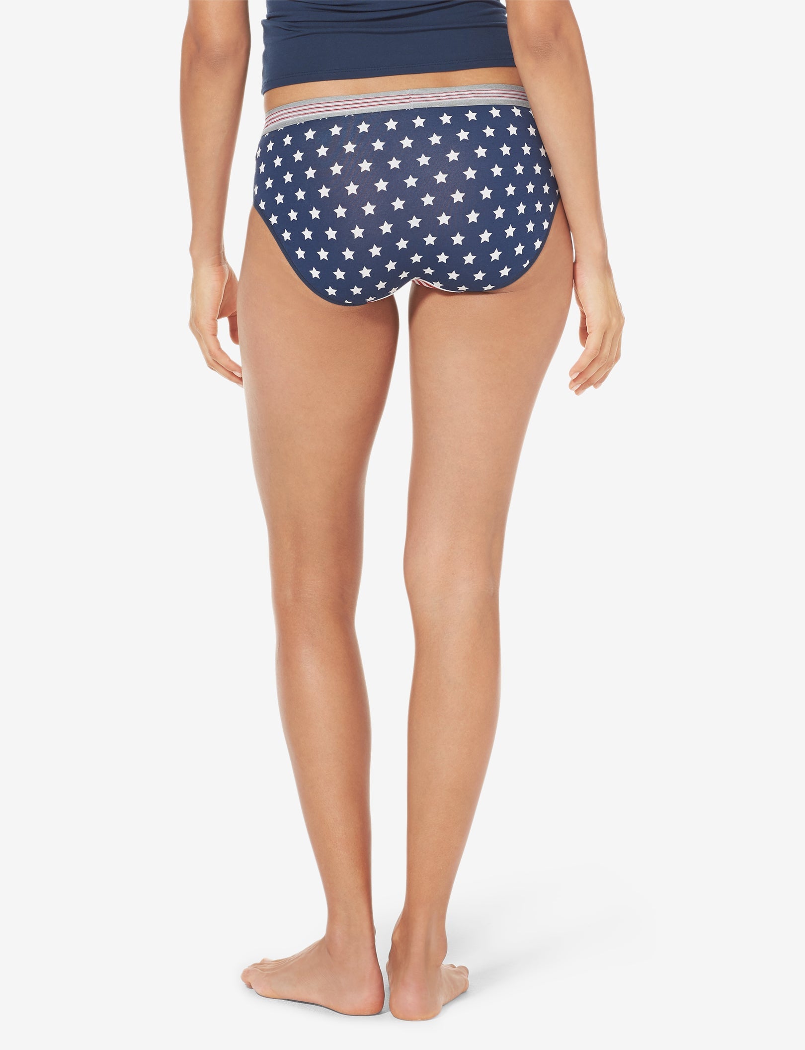 Women's Cool Cotton Brief::US Flag