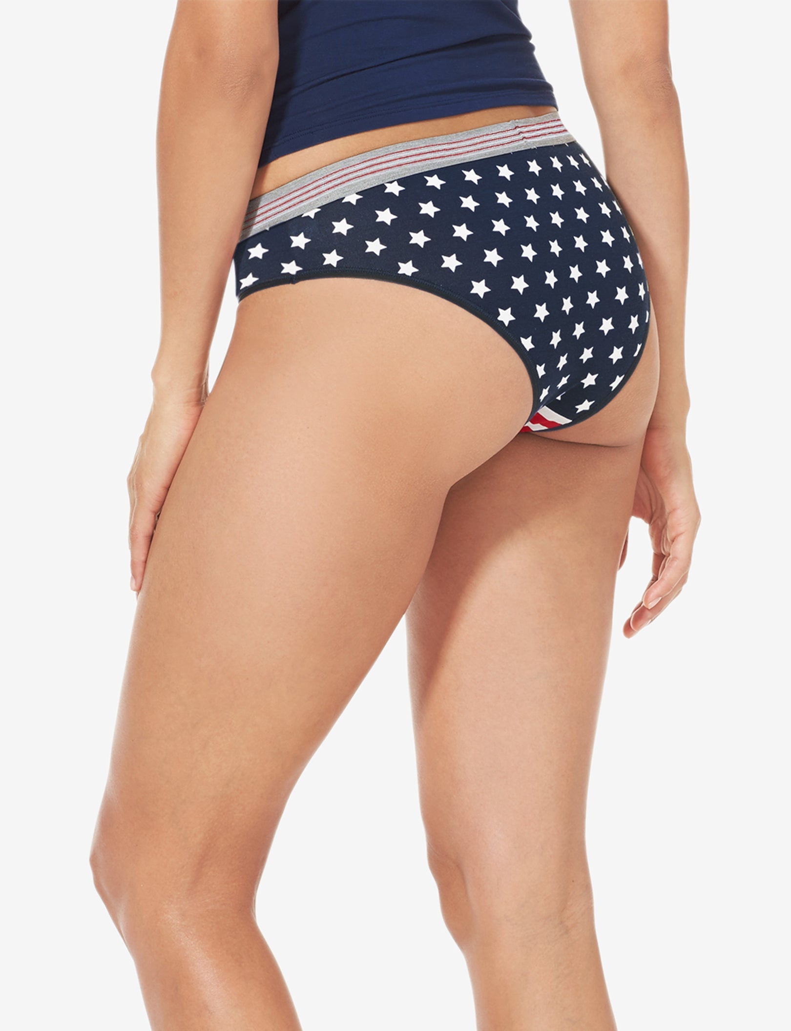 Women's Cool Cotton Cheeky::US Flag