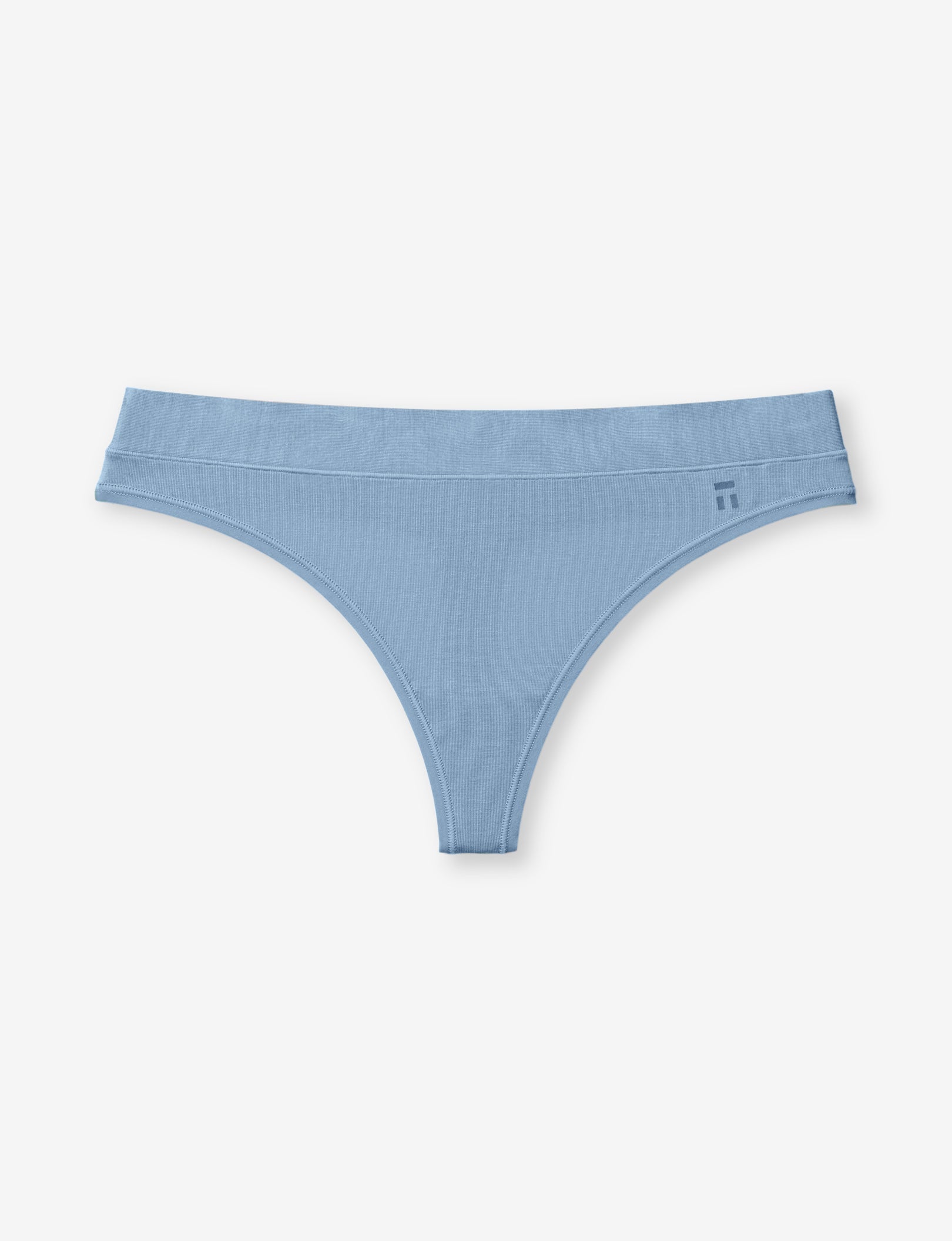 Women's Cool Cotton Thong::Cerulean