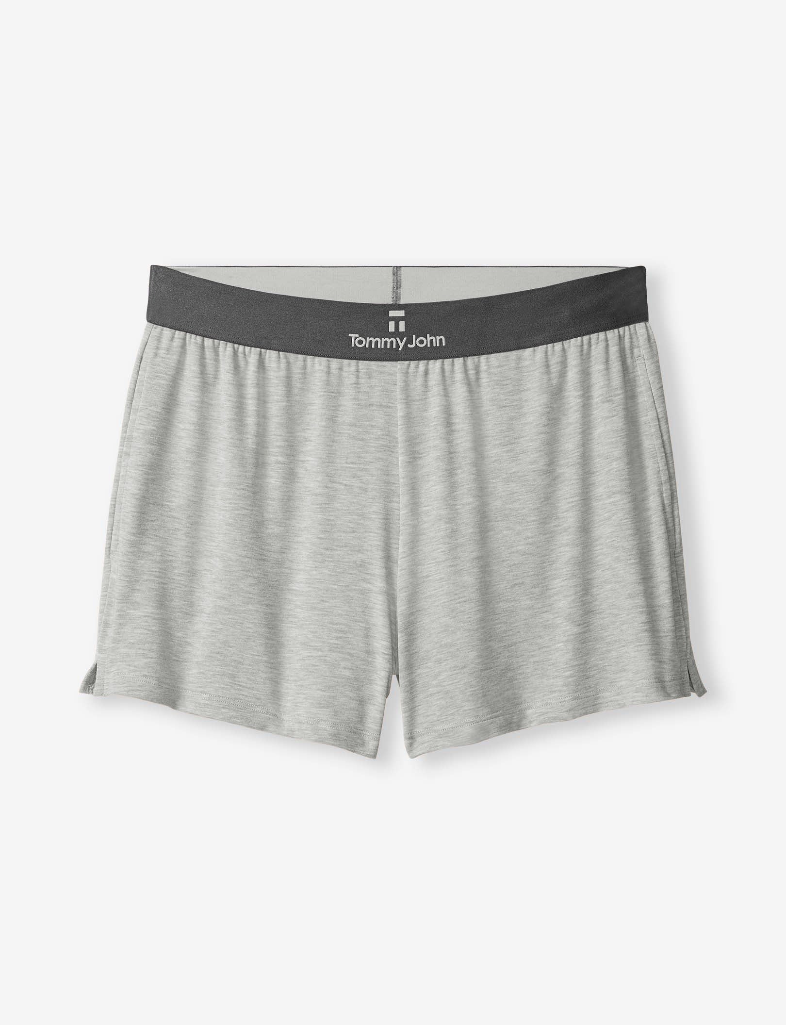 Women's Second Skin Sleep Short::Cool Grey Heather