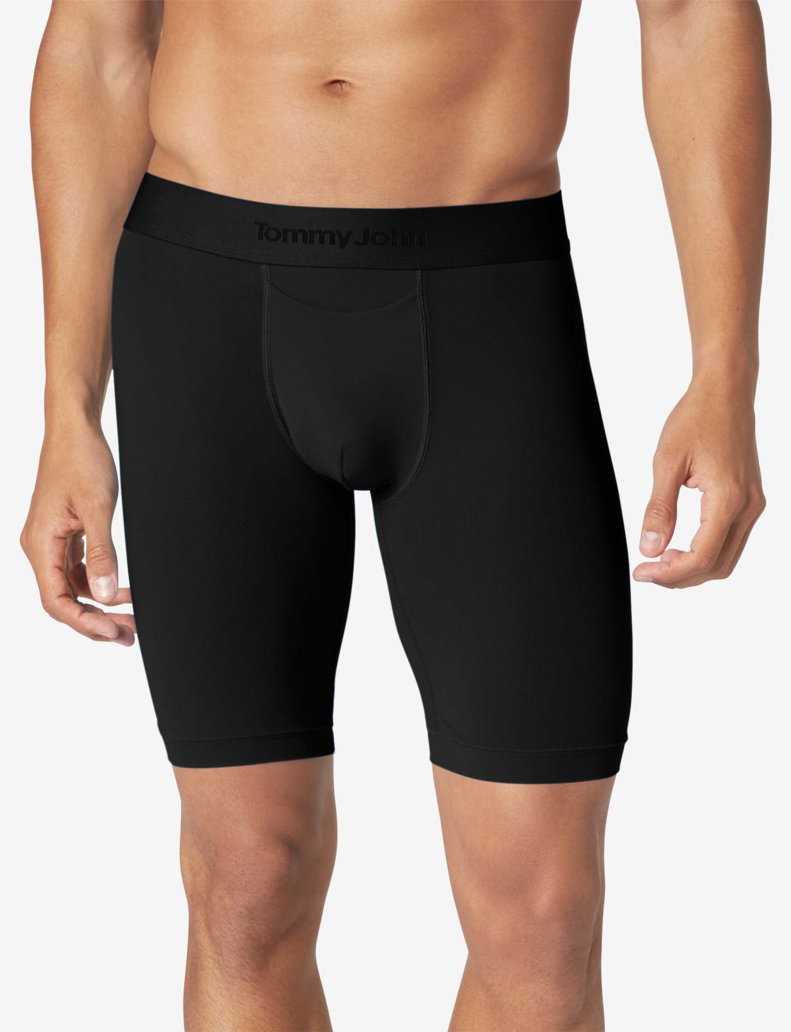 Air Mesh Boxer Brief 8"::Black