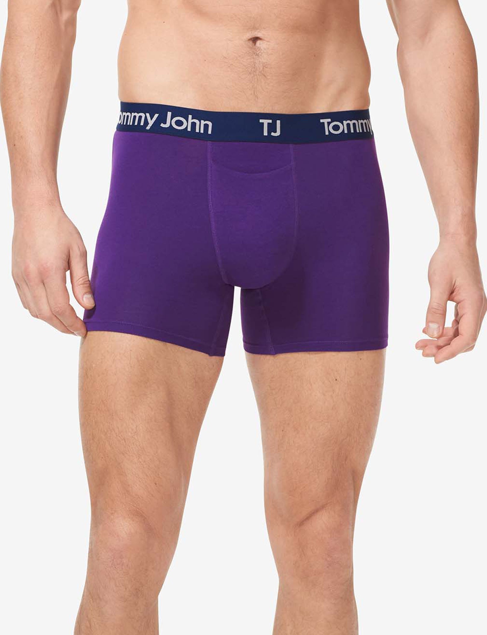TJ Cotton Stretch Trunk 4” (2-Pack)::Sidecar Stripe/Acai Combo