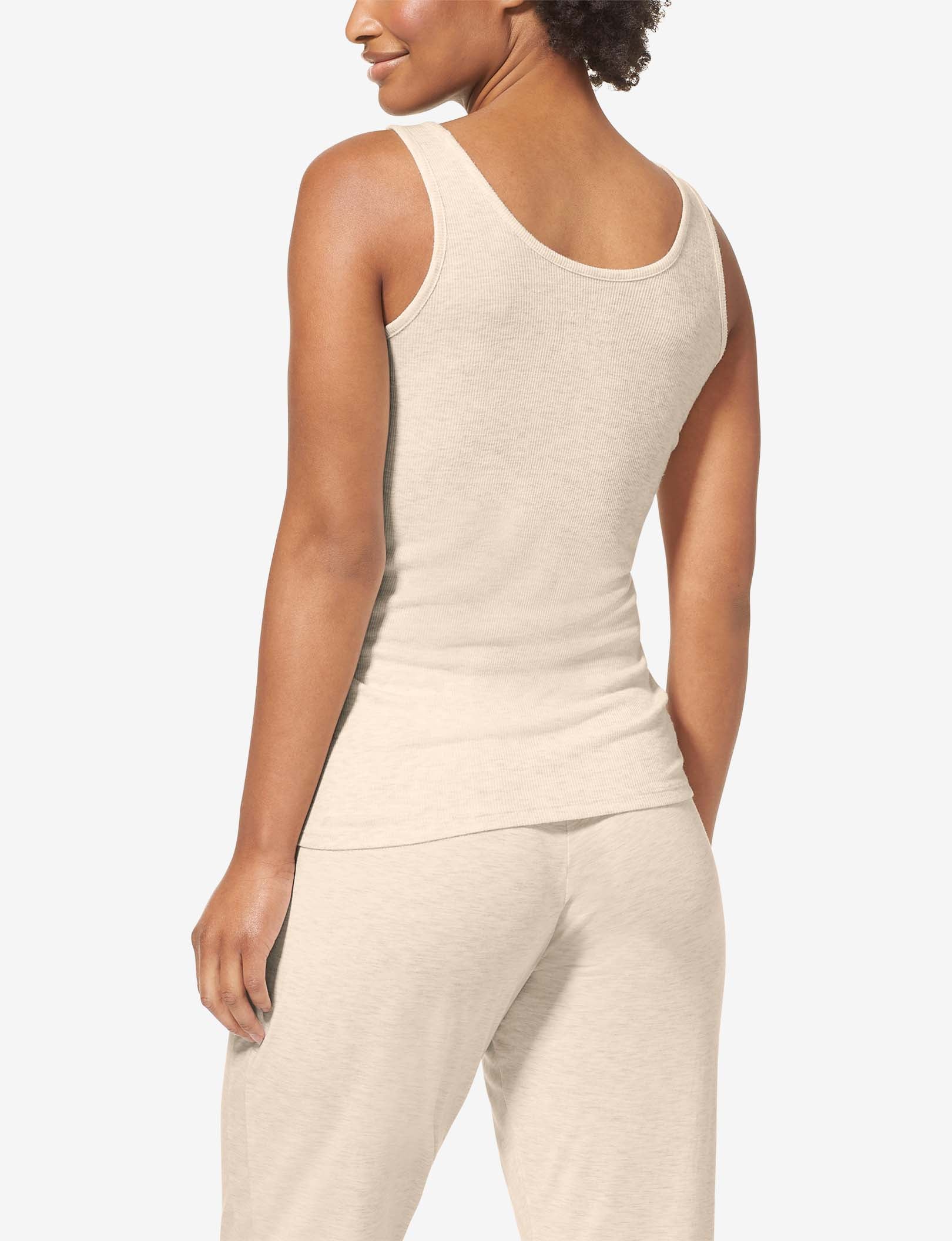 Women's Lounge Scoop or V-Neck Tank::Oatmeal Heather