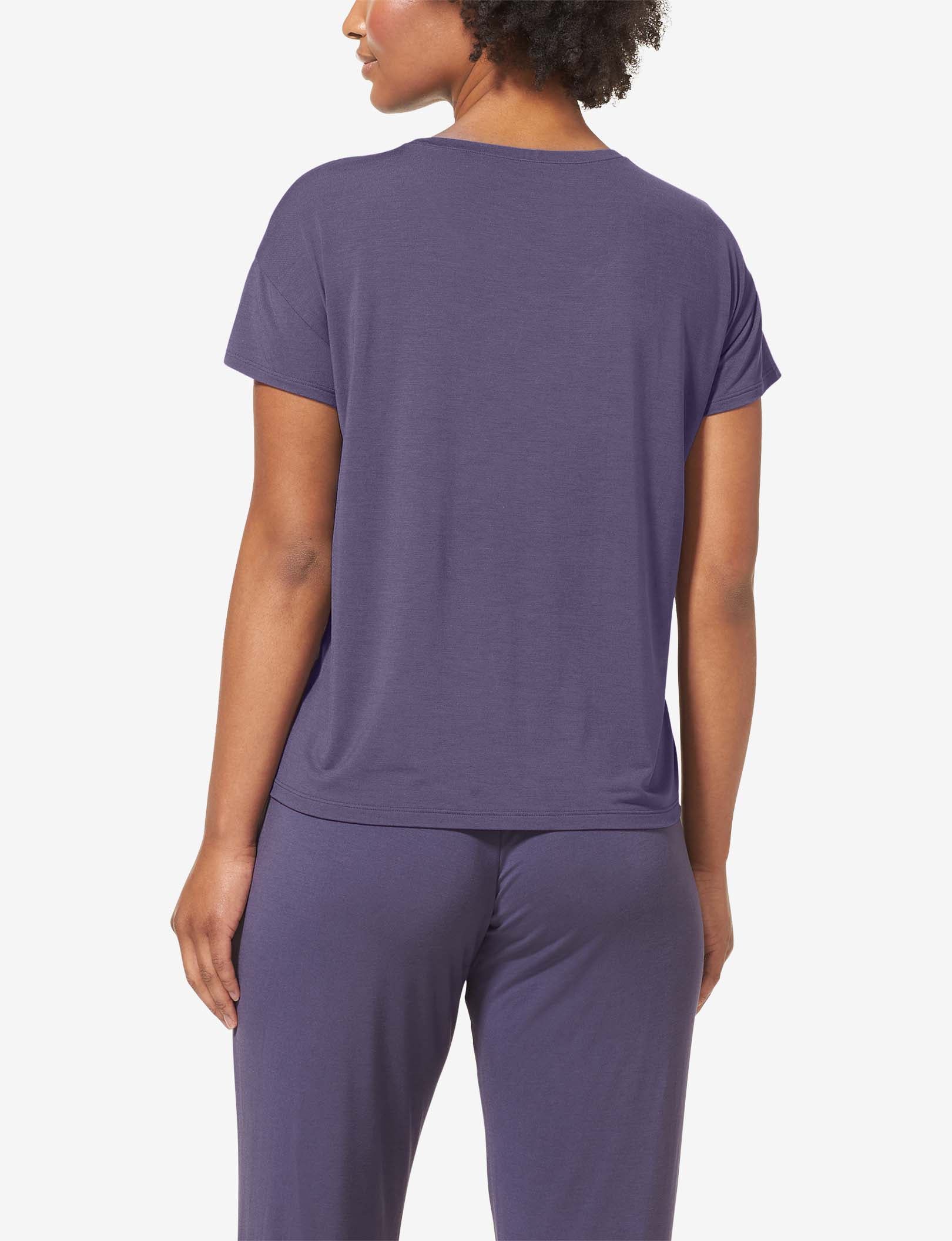 Women's Second Skin Sleep Tee::Graystone