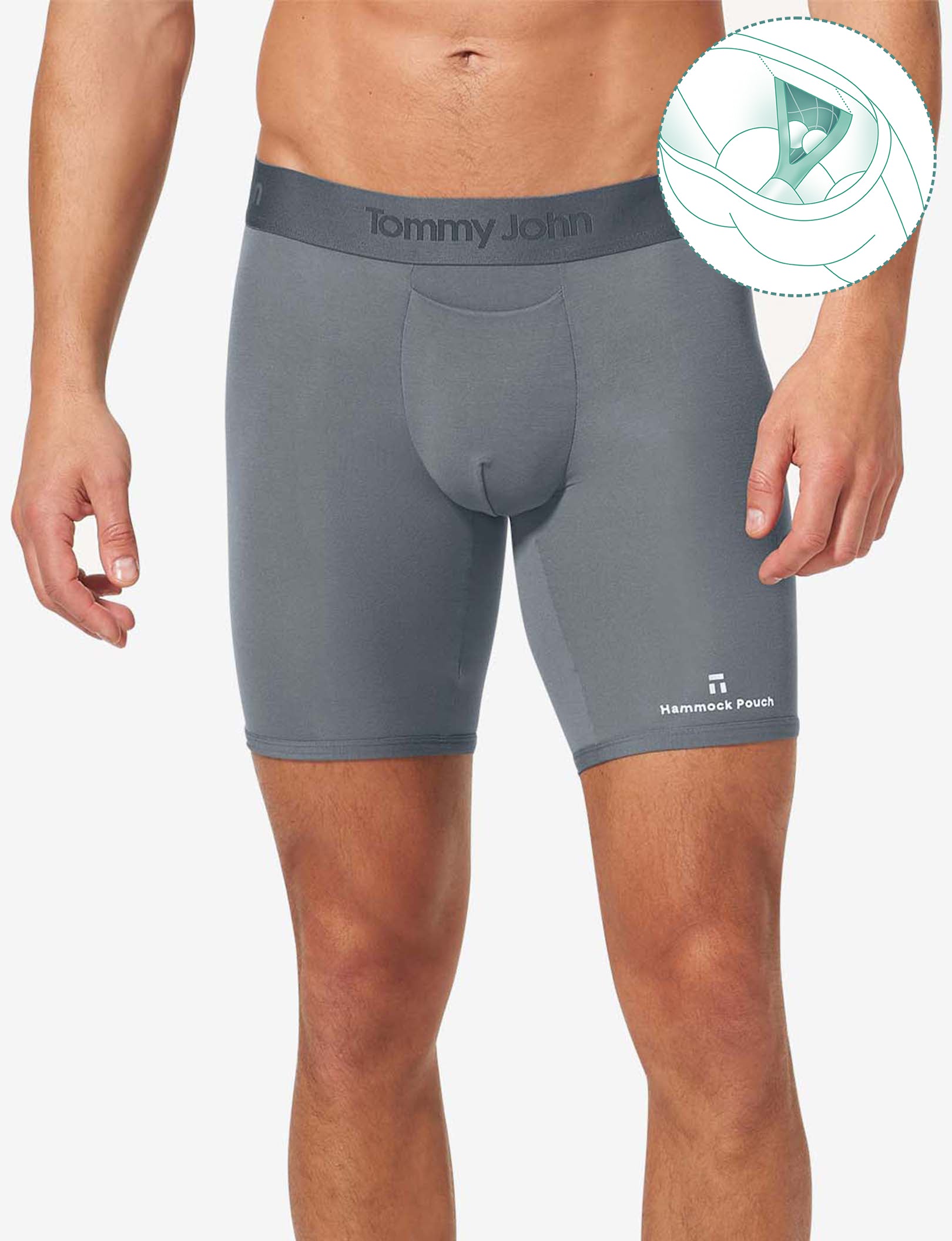 Second Skin Hammock Pouch™ Boxer Brief 8"::Turbulence