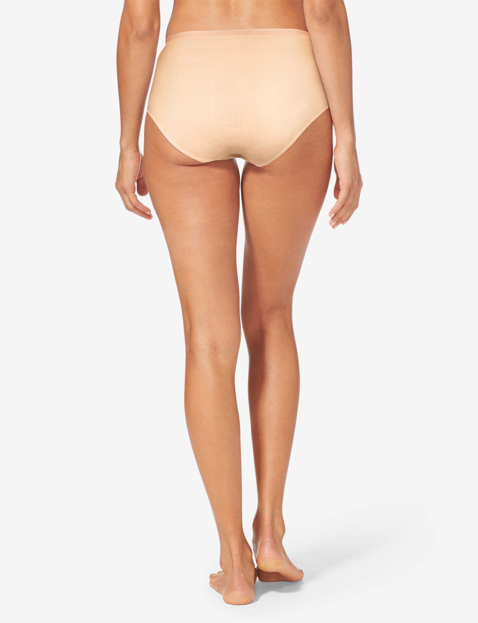 Women's Air High Rise Brief::Nouvelle Peach