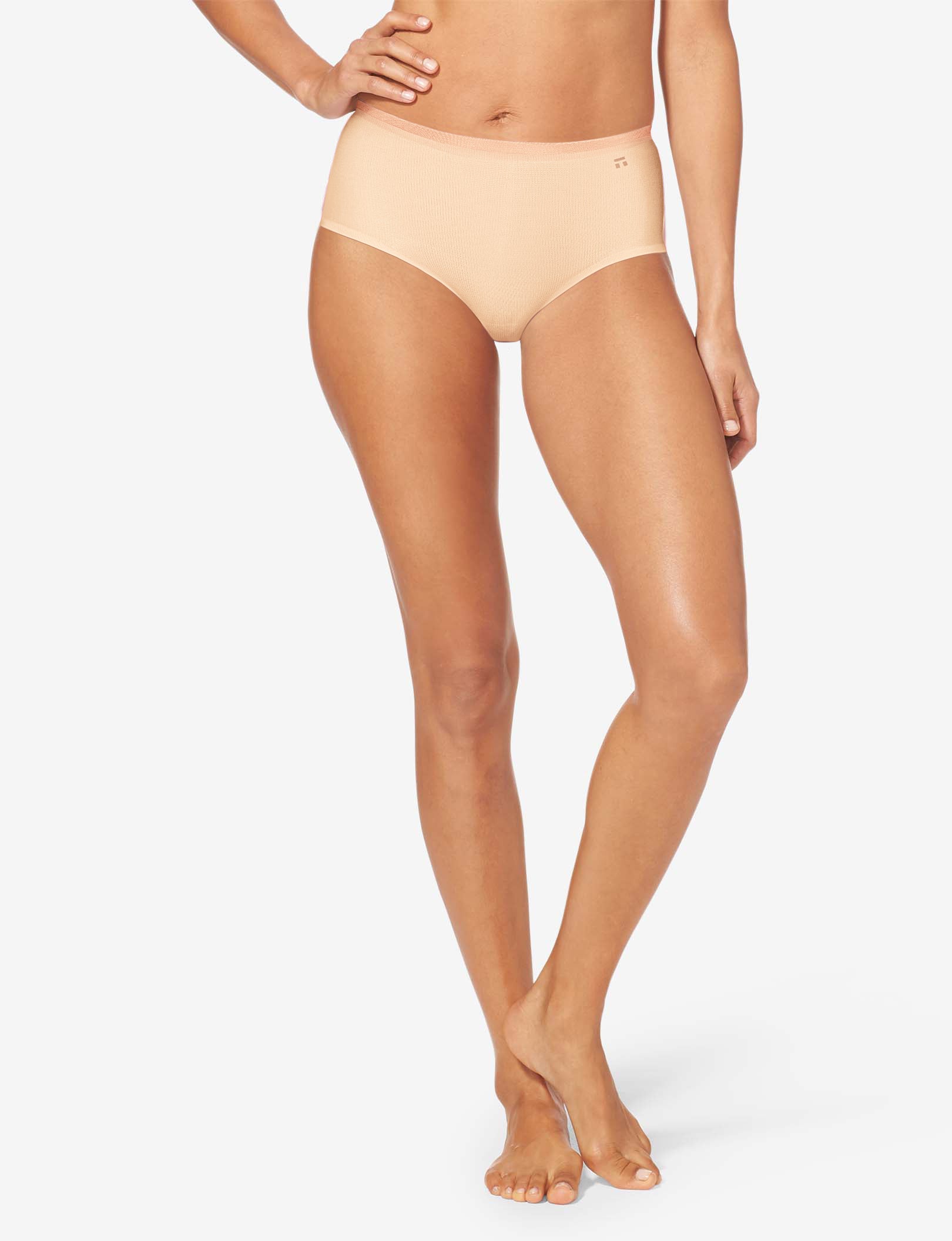 Women's Air High Rise Brief::Nouvelle Peach