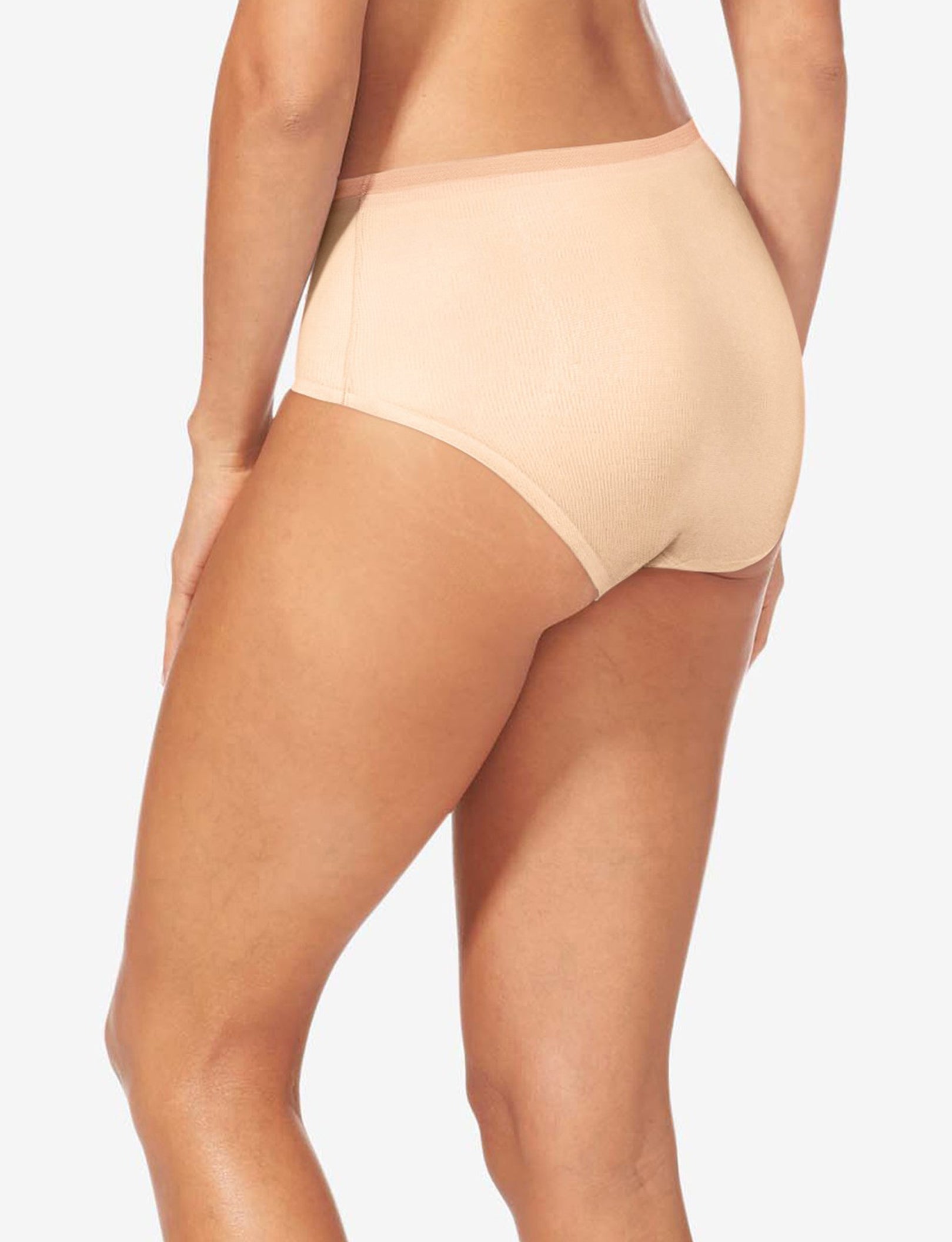 Women's Air High Rise Brief::Nouvelle Peach