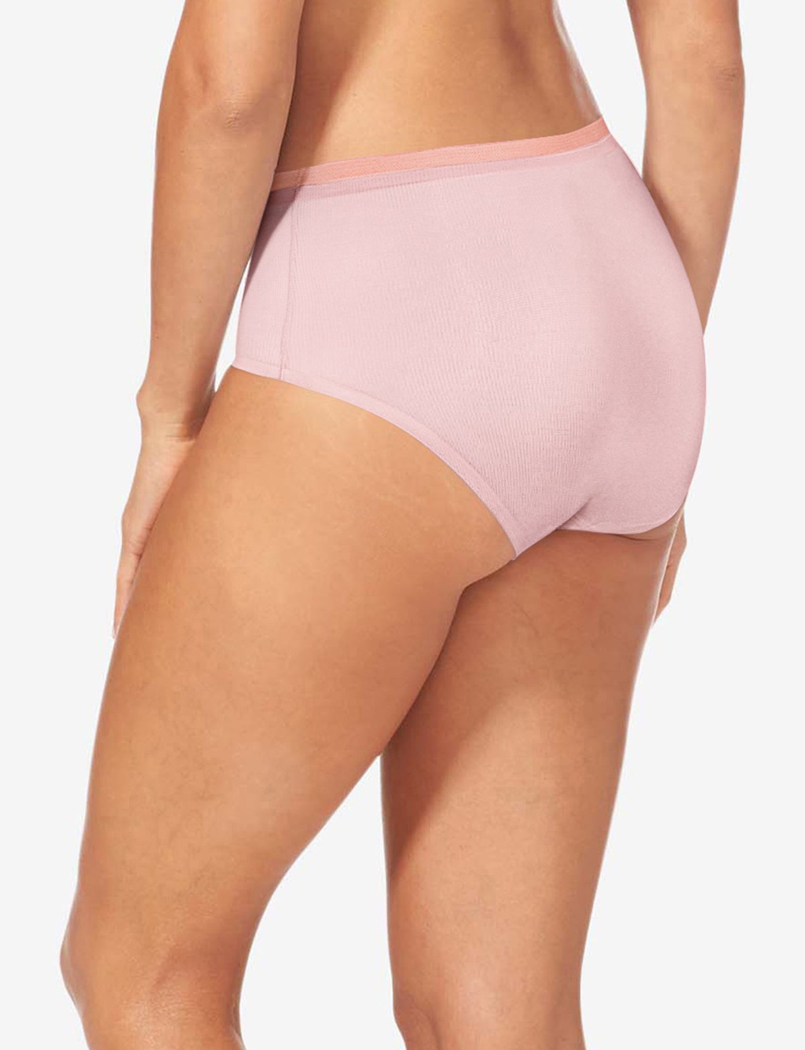 Women's Air High Rise Brief::Peachskin