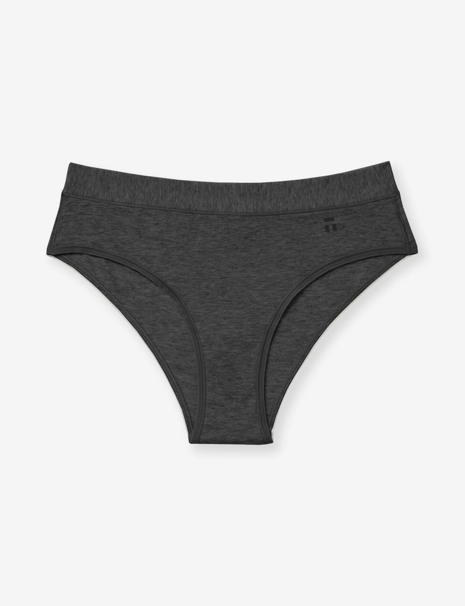 Women's Cool Cotton Cheeky::Charcoal Heather