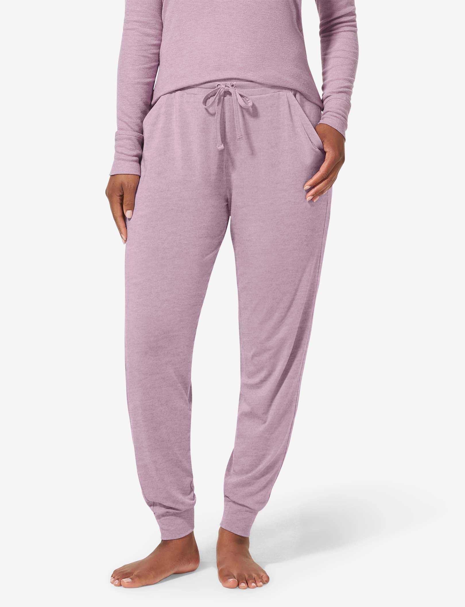 Women's Lounge Jogger::Elderberry Heather