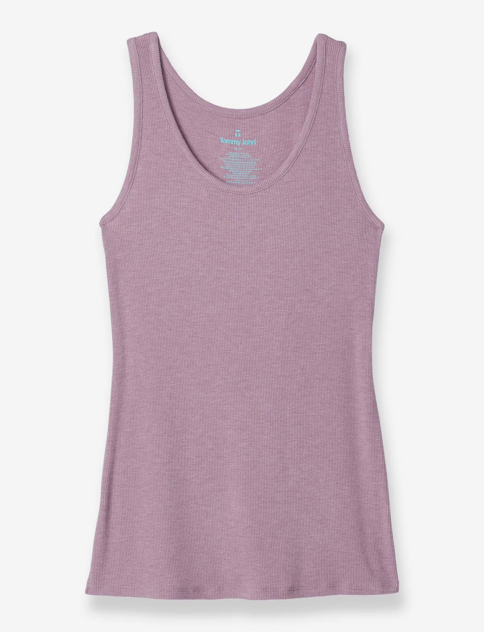 Women's Lounge Scoop or V-Neck Tank::Elderberry Heather