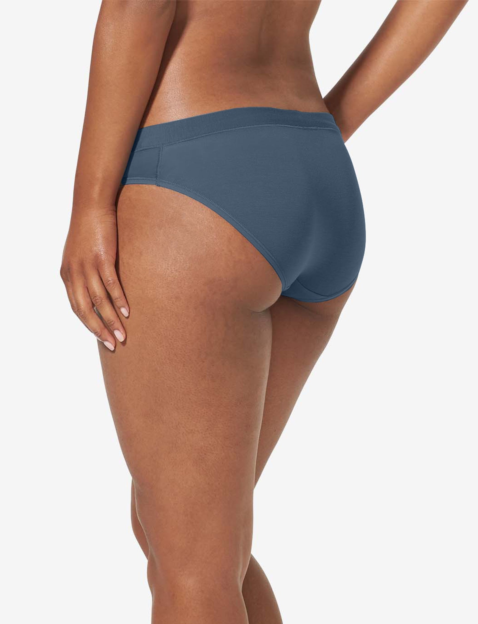 Women's Second Skin Brief::China Blue