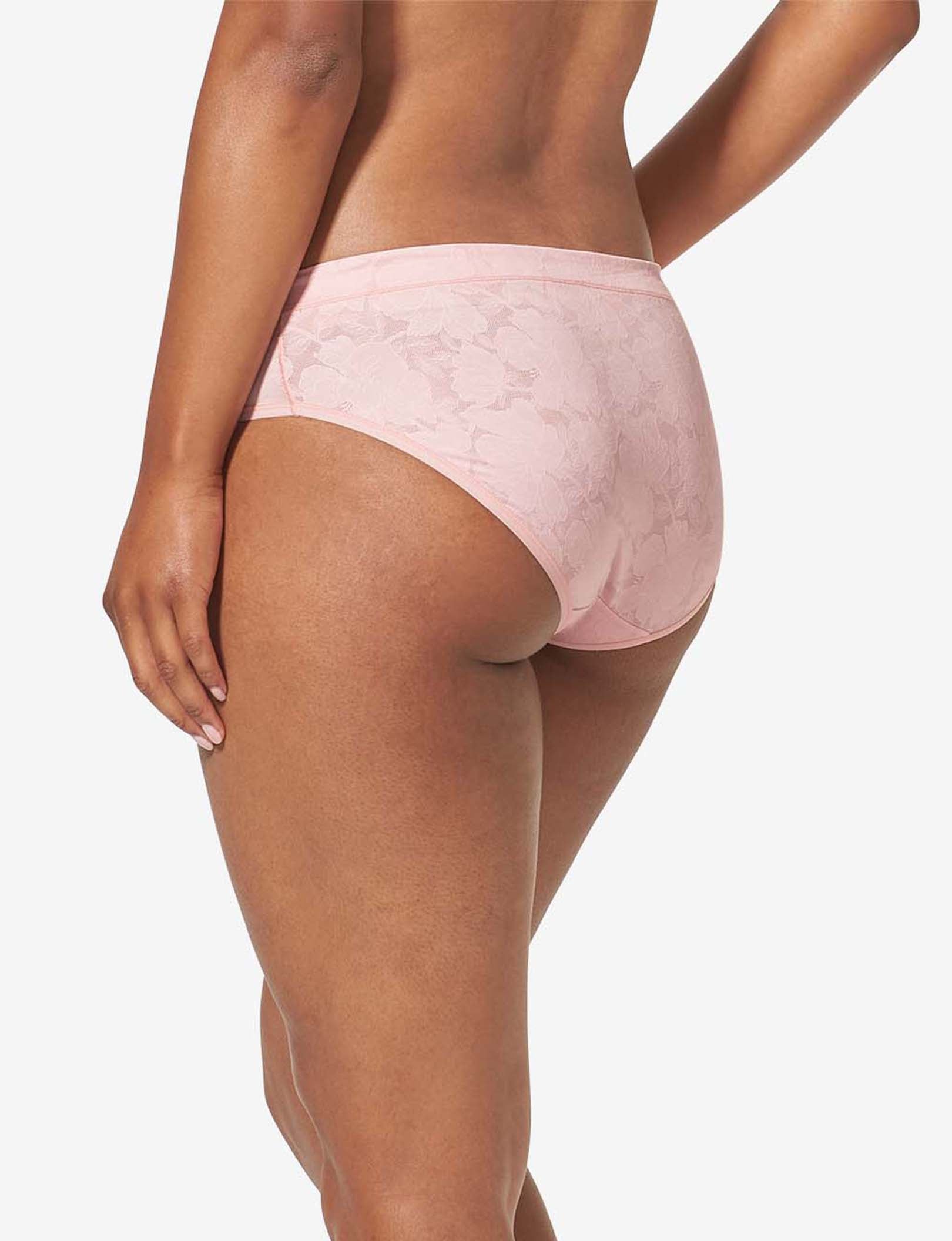 Women’s Second Skin Comfort Lace Brief::Peachskin Lace
