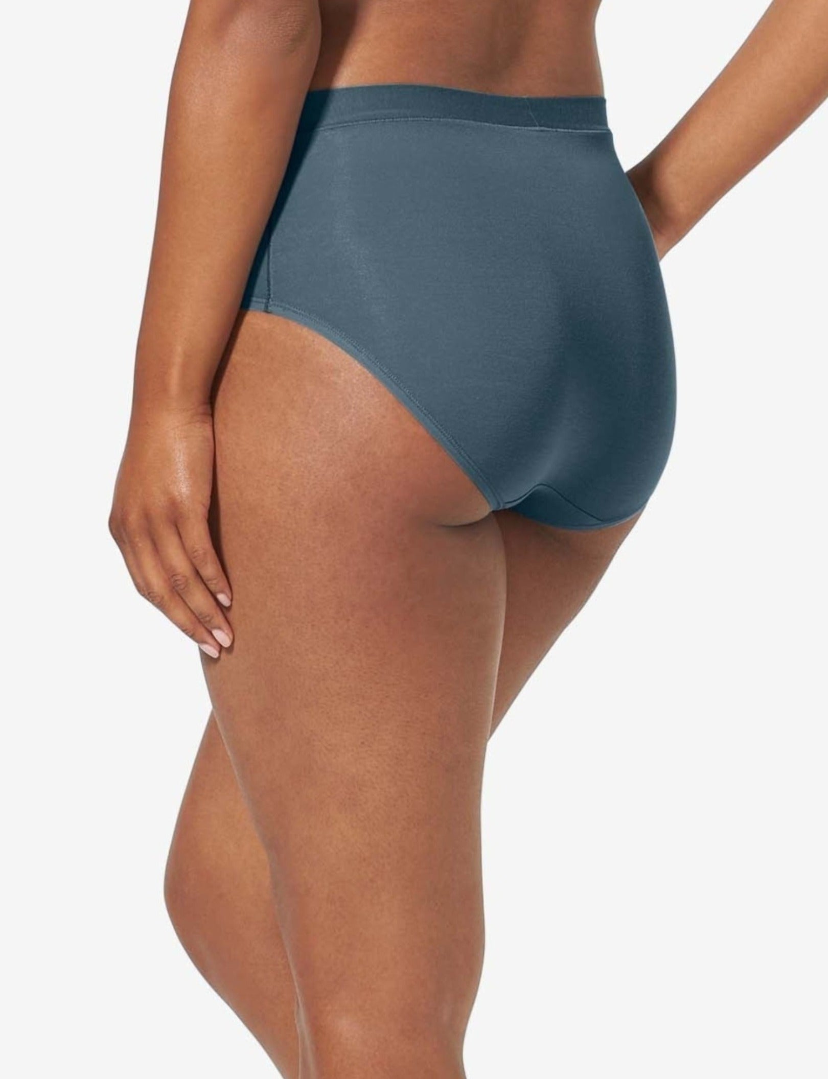 Women's Second Skin High Rise Brief::Orion Blue