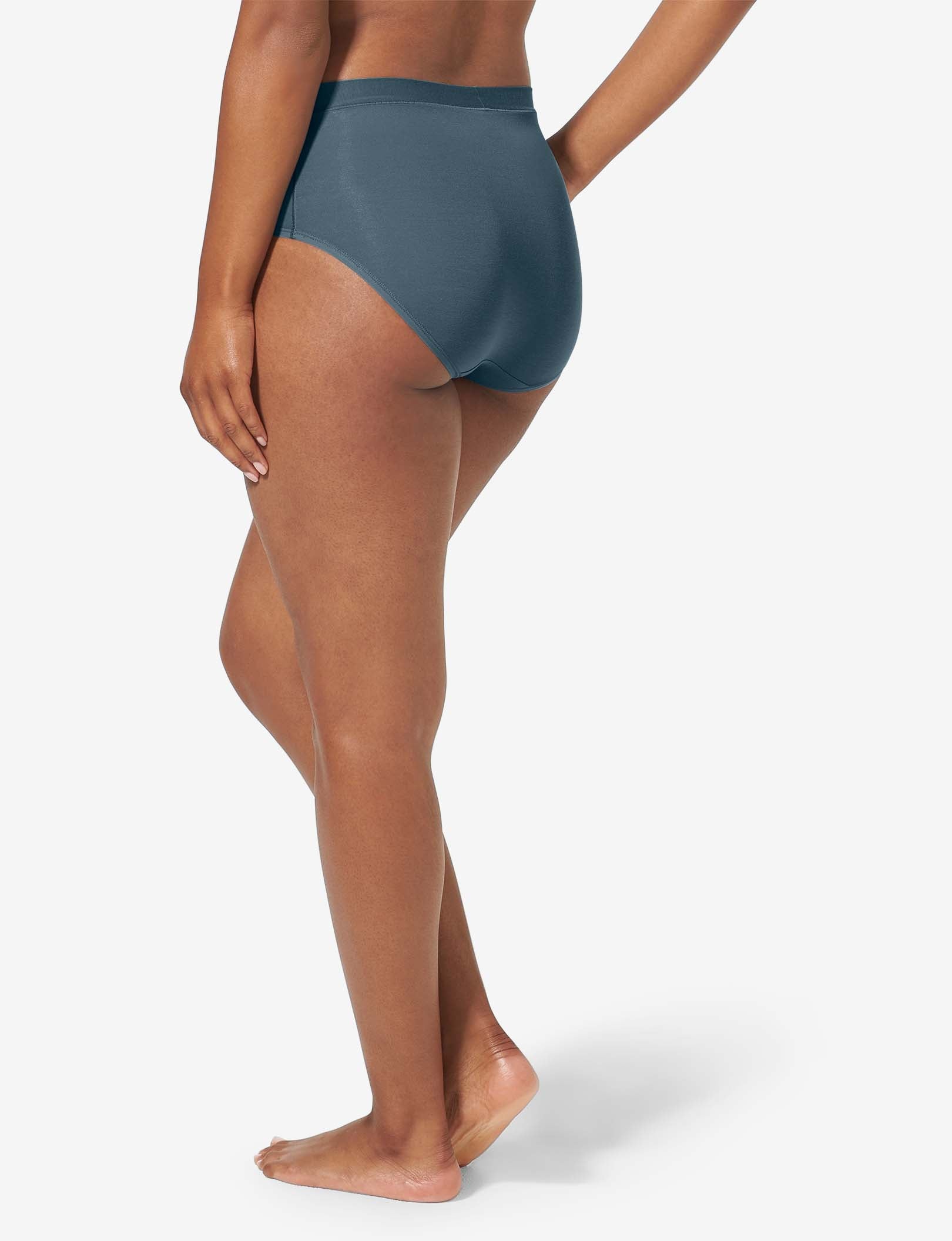 Women's Second Skin High Rise Brief::Orion Blue