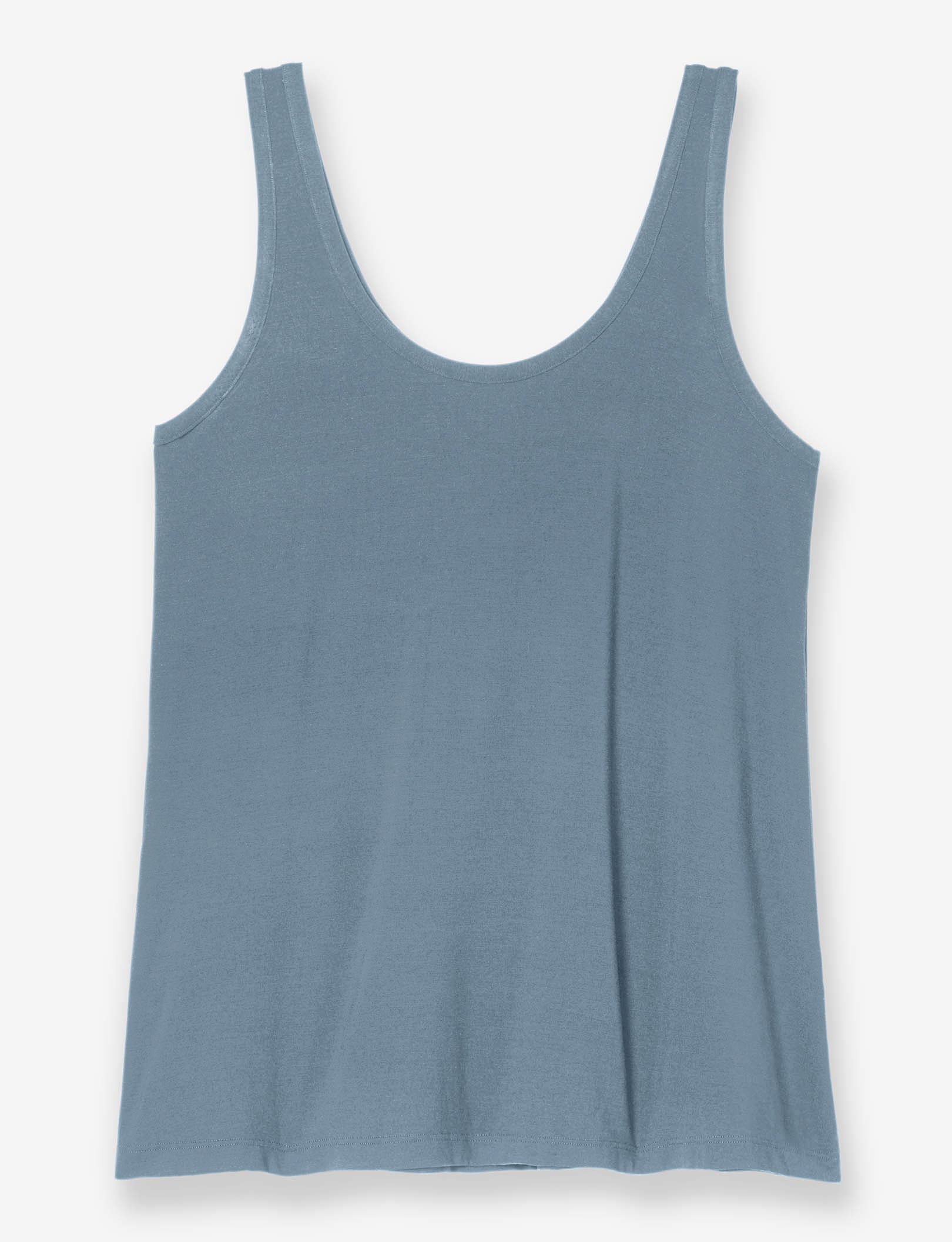 Women's Second Skin Sleep Tank::China Blue