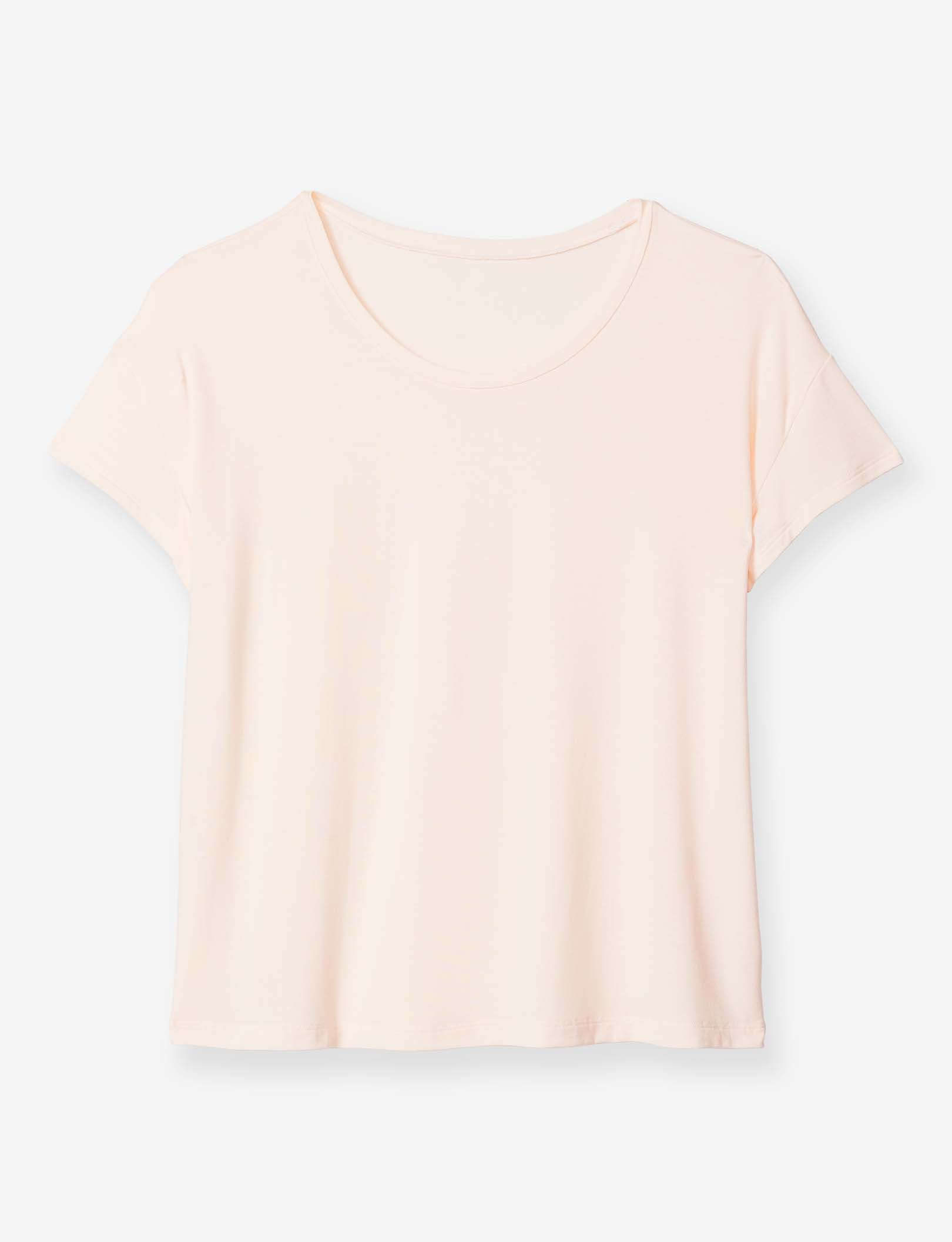 Women's Second Skin Sleep Tee::Soft Pink