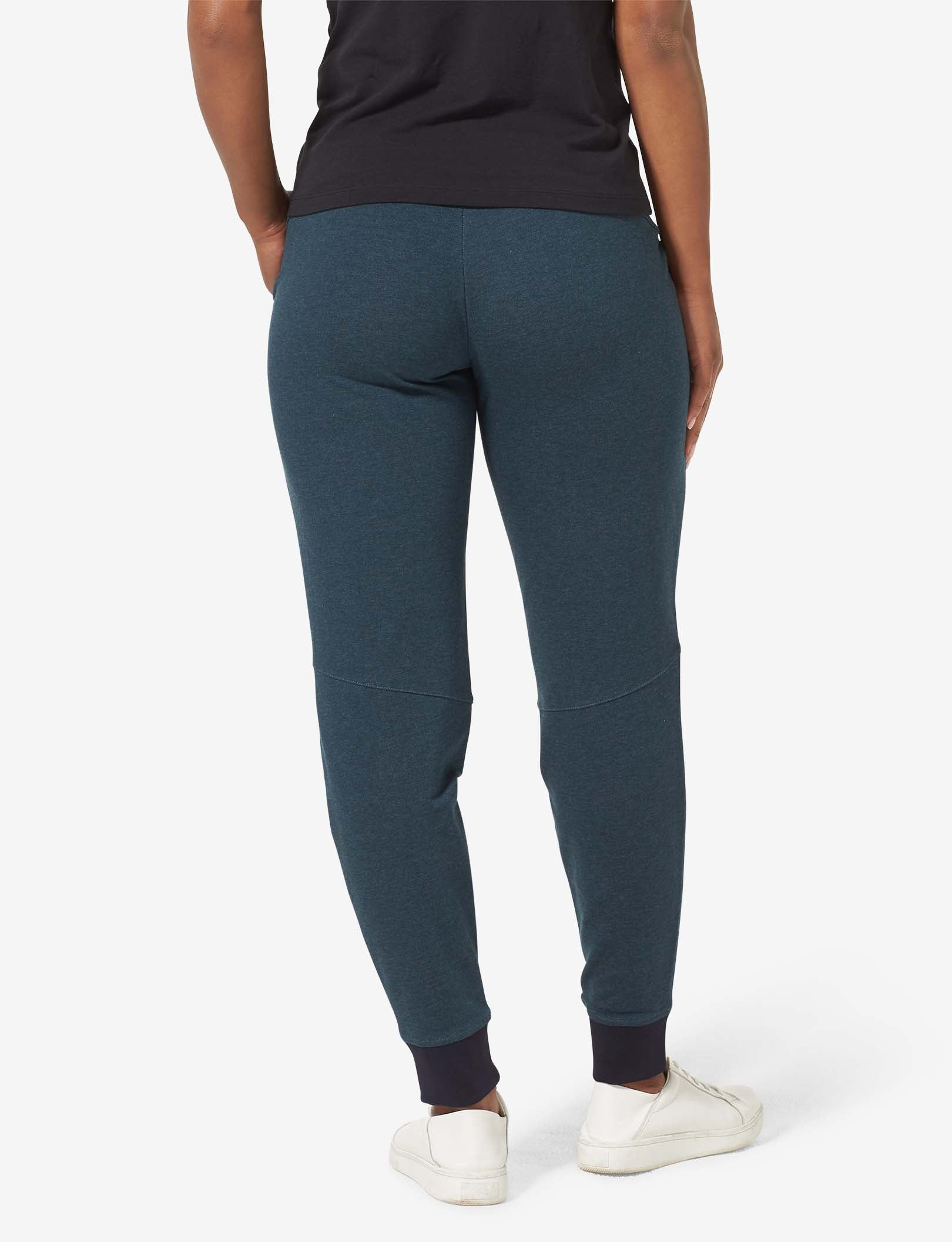 Women's Luxe French Terry Jogger::Indigo Heather