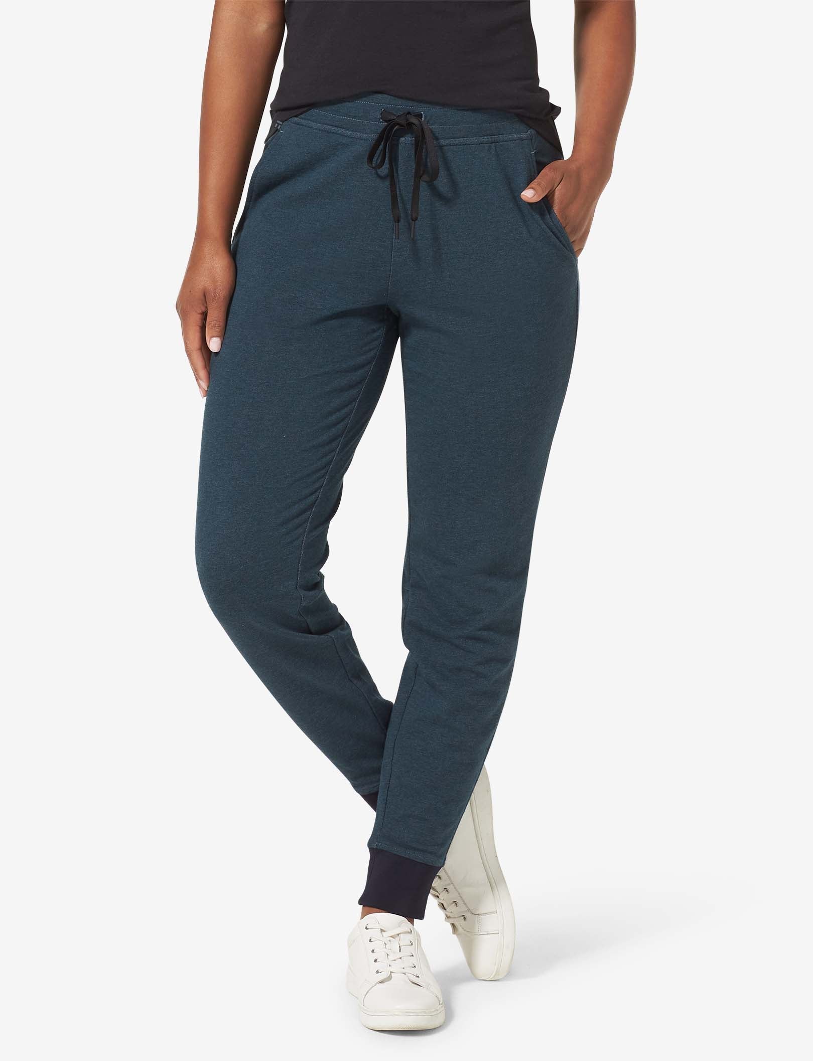 Women's Luxe French Terry Jogger::Indigo Heather