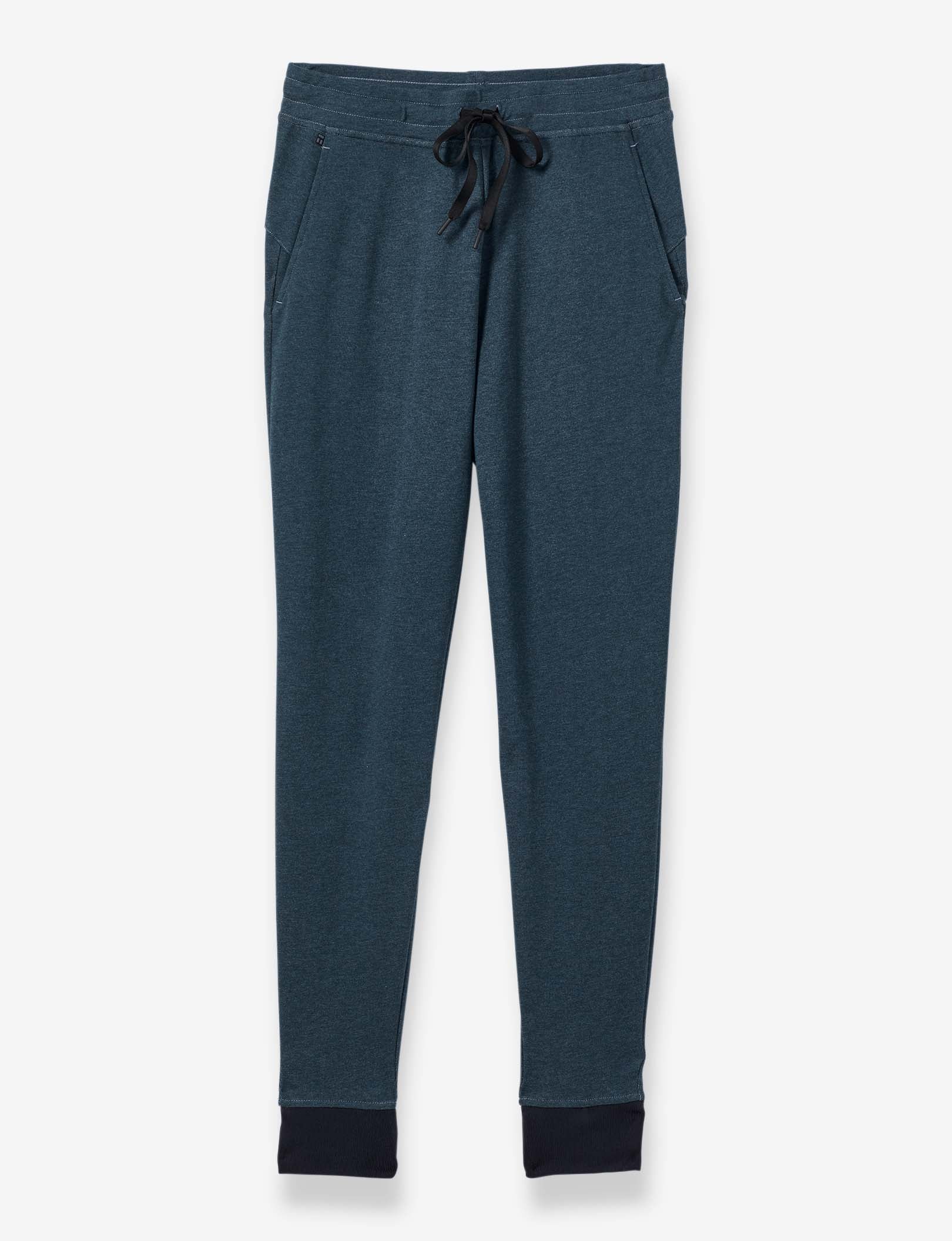 Women's Luxe French Terry Jogger::Indigo Heather