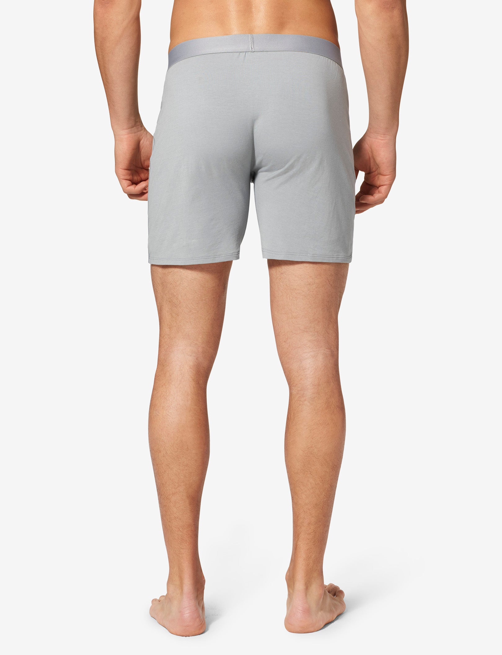 Cool Cotton Relaxed Fit Boxer 6"::GREY