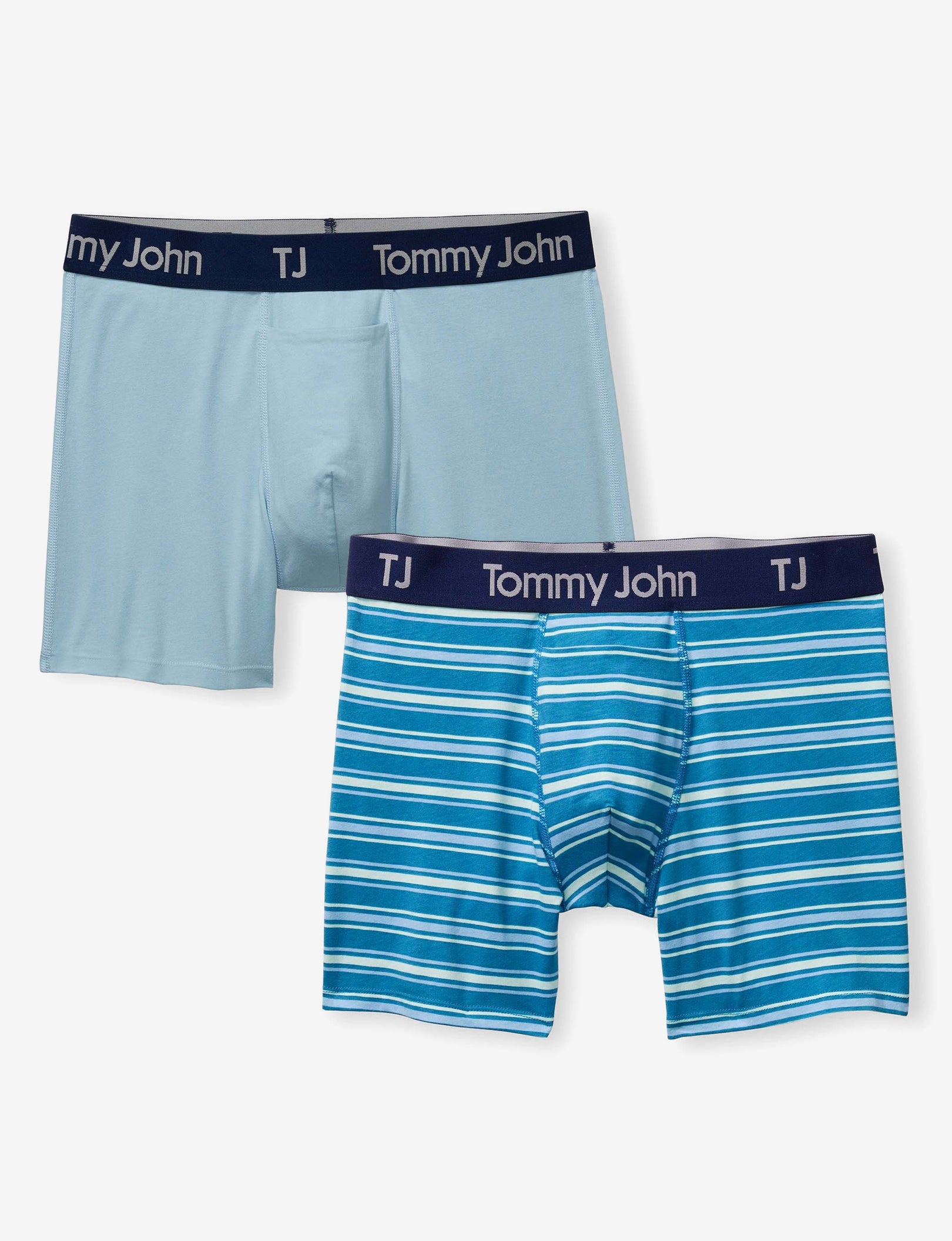 TJ Cotton Stretch Trunk 4” (2-Pack)::Forget Me Not