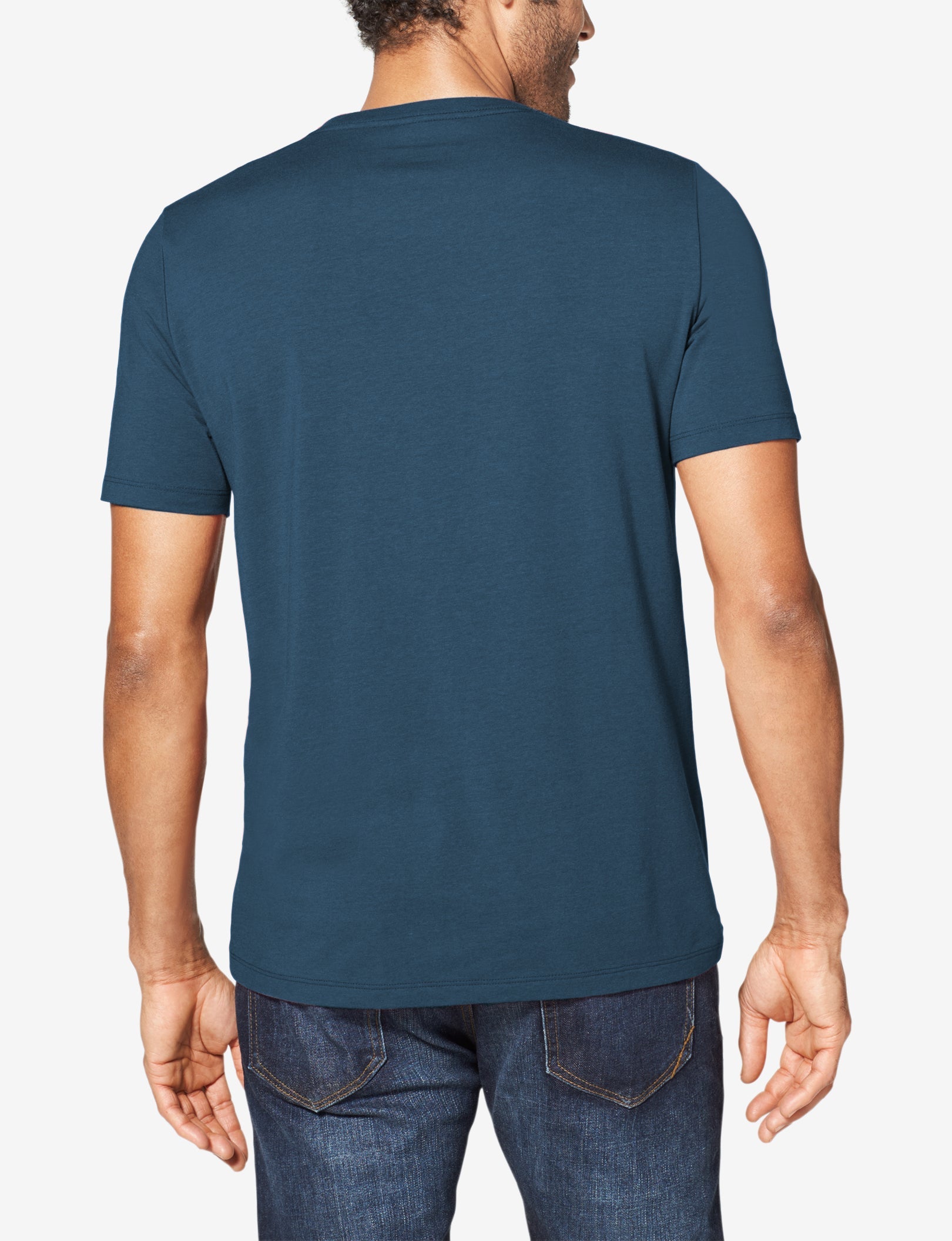 Second Skin V-Neck::Reflecting Pond