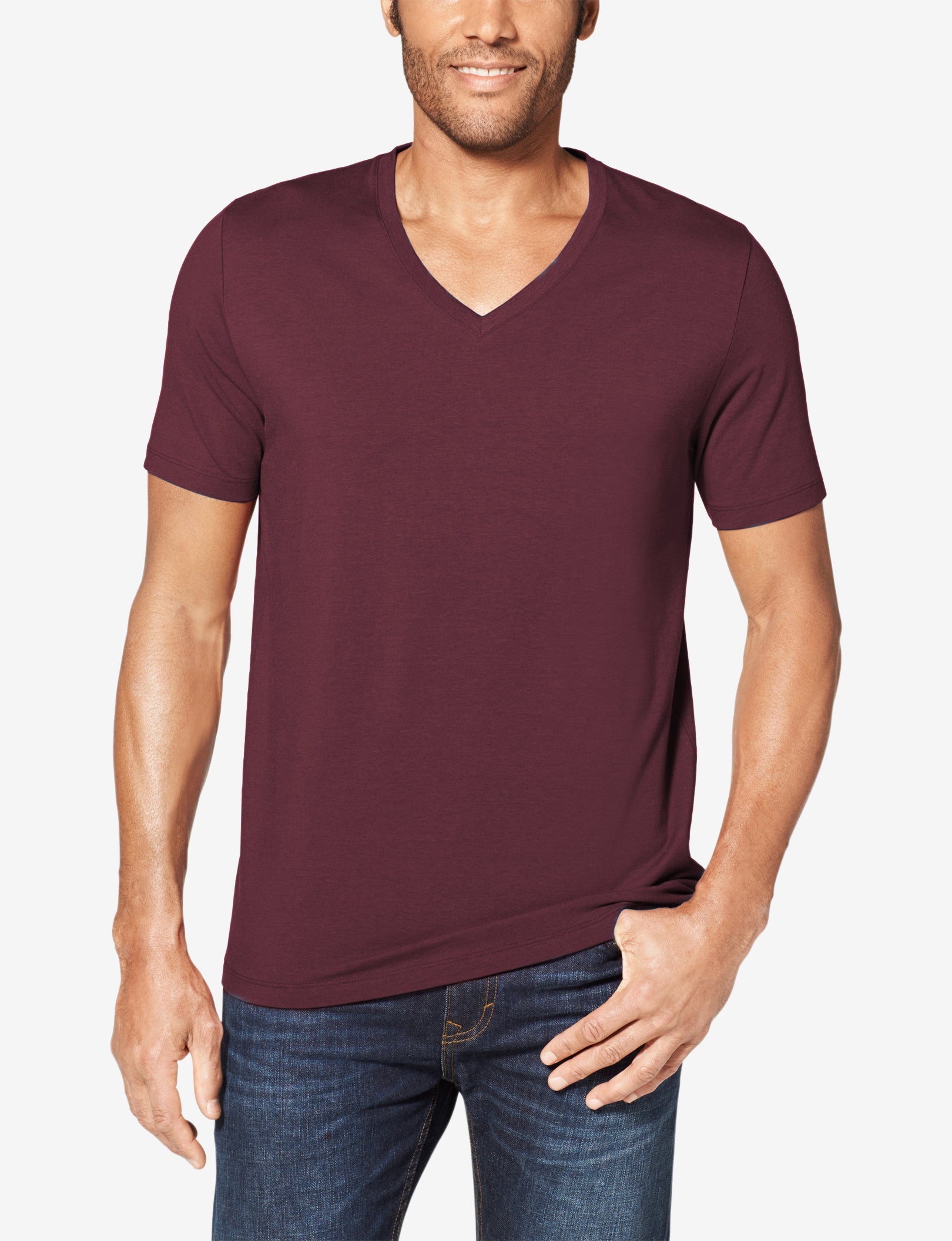 Second Skin V-Neck::Winetasting