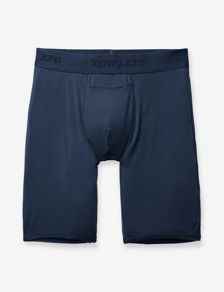 Second Skin Boxer Brief 8"::Dress Blues