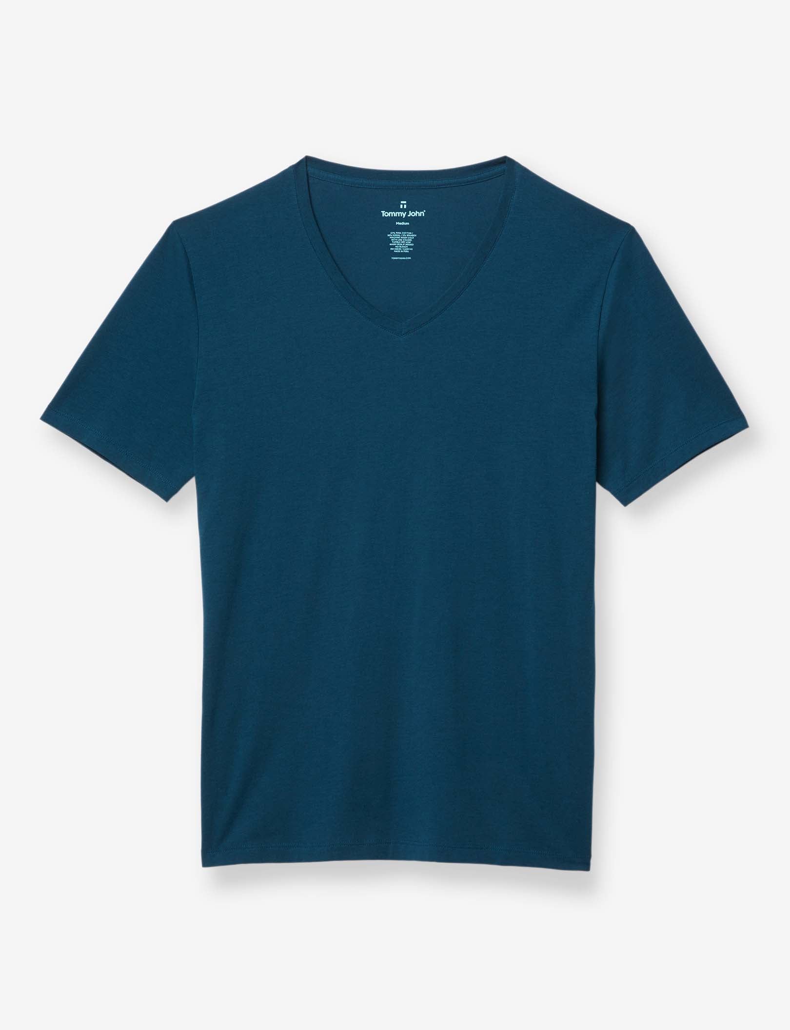 Second Skin V-Neck::Reflecting Pond