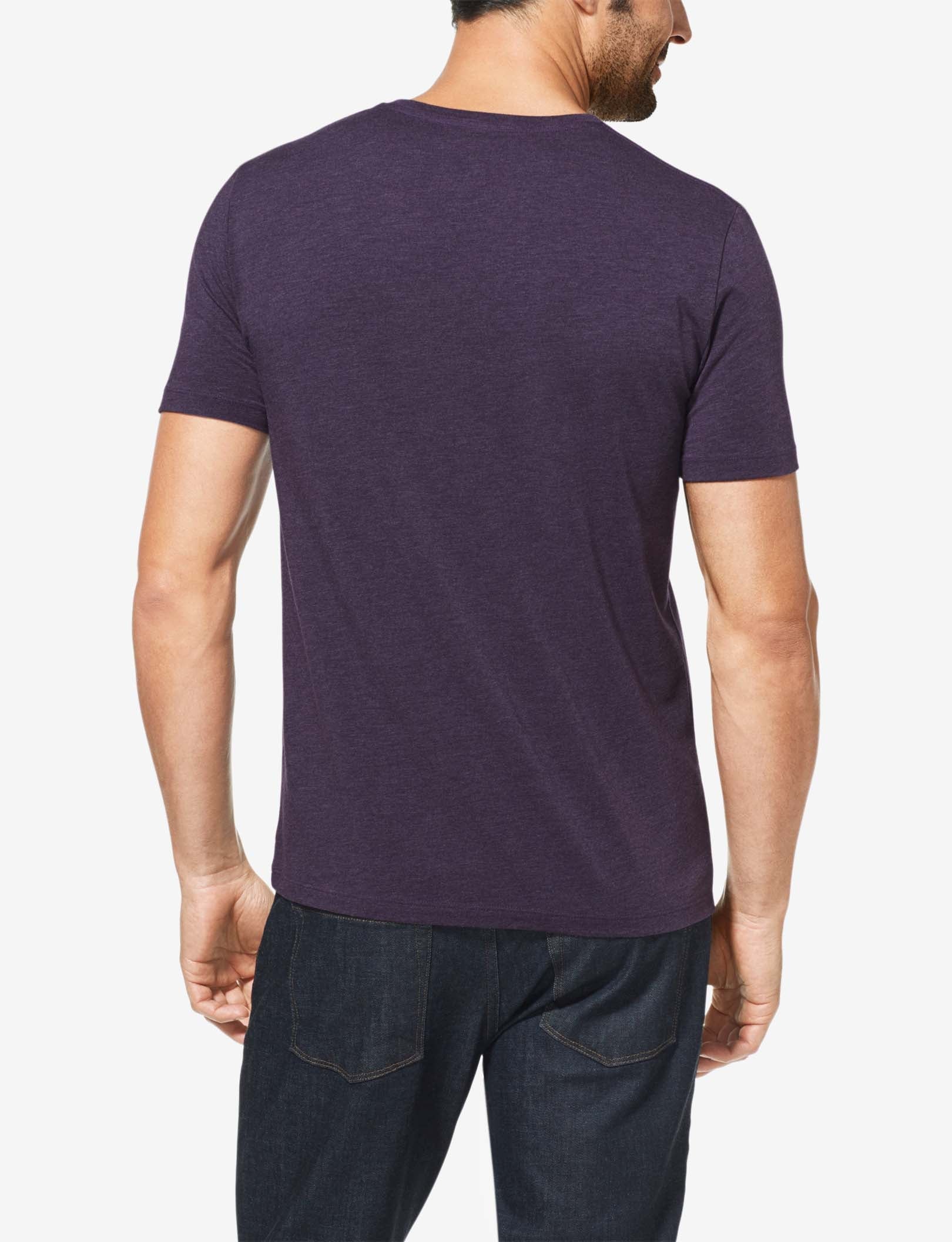 Second Skin V-Neck Tee::Mysterioso Heather