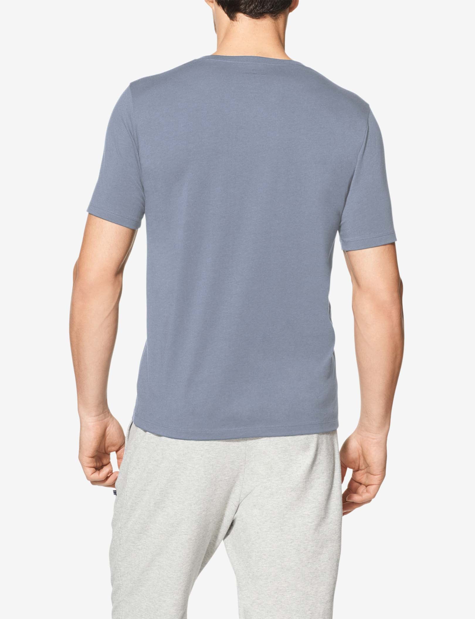 Second Skin V-Neck Tee::Flint Stone