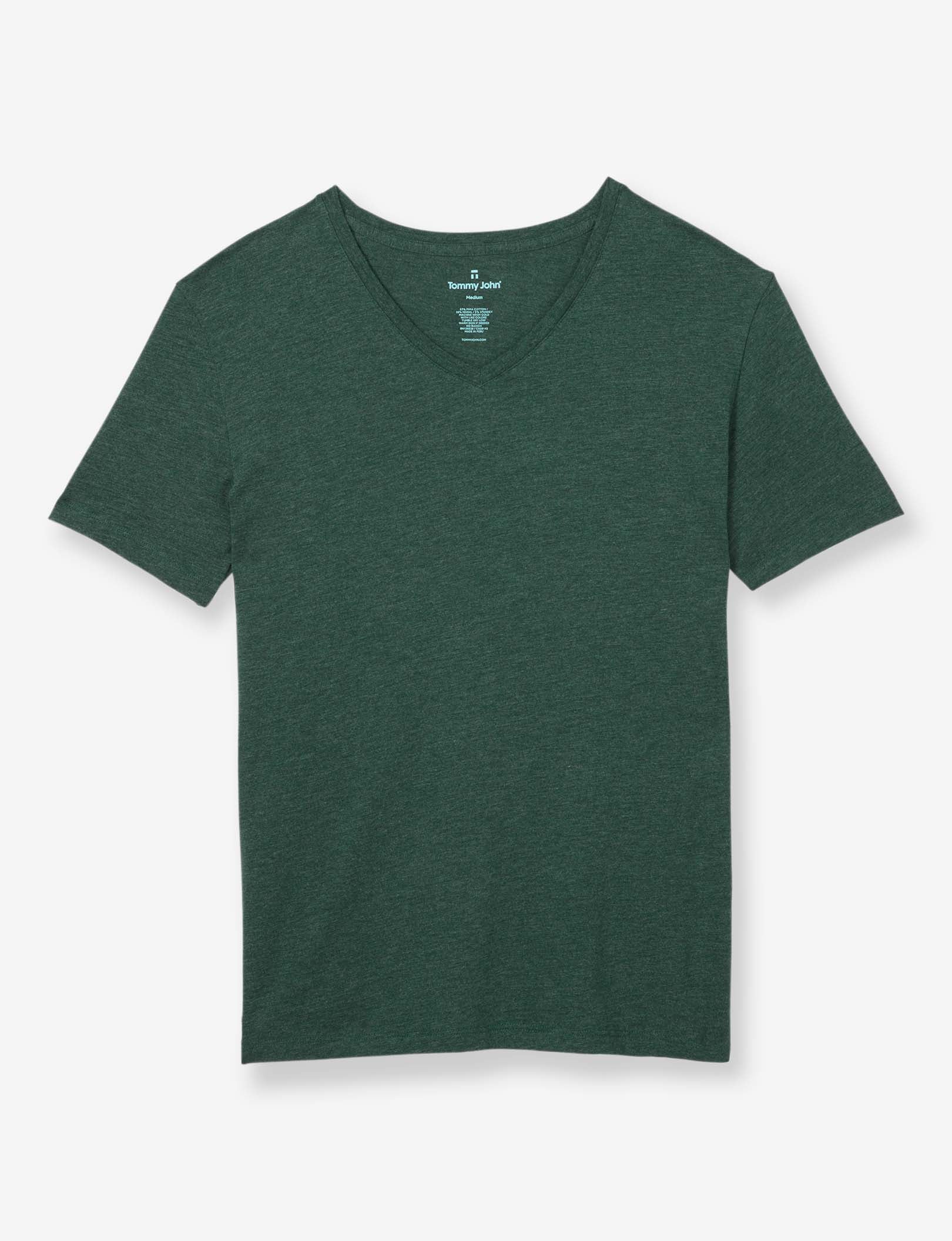 Second Skin V-Neck Tee::Ponderosa Heather