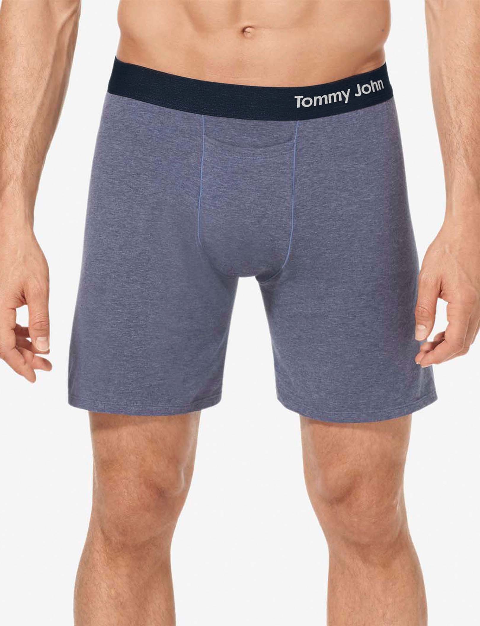 Cool Cotton Relaxed Fit Boxer 6"::Navy Heather