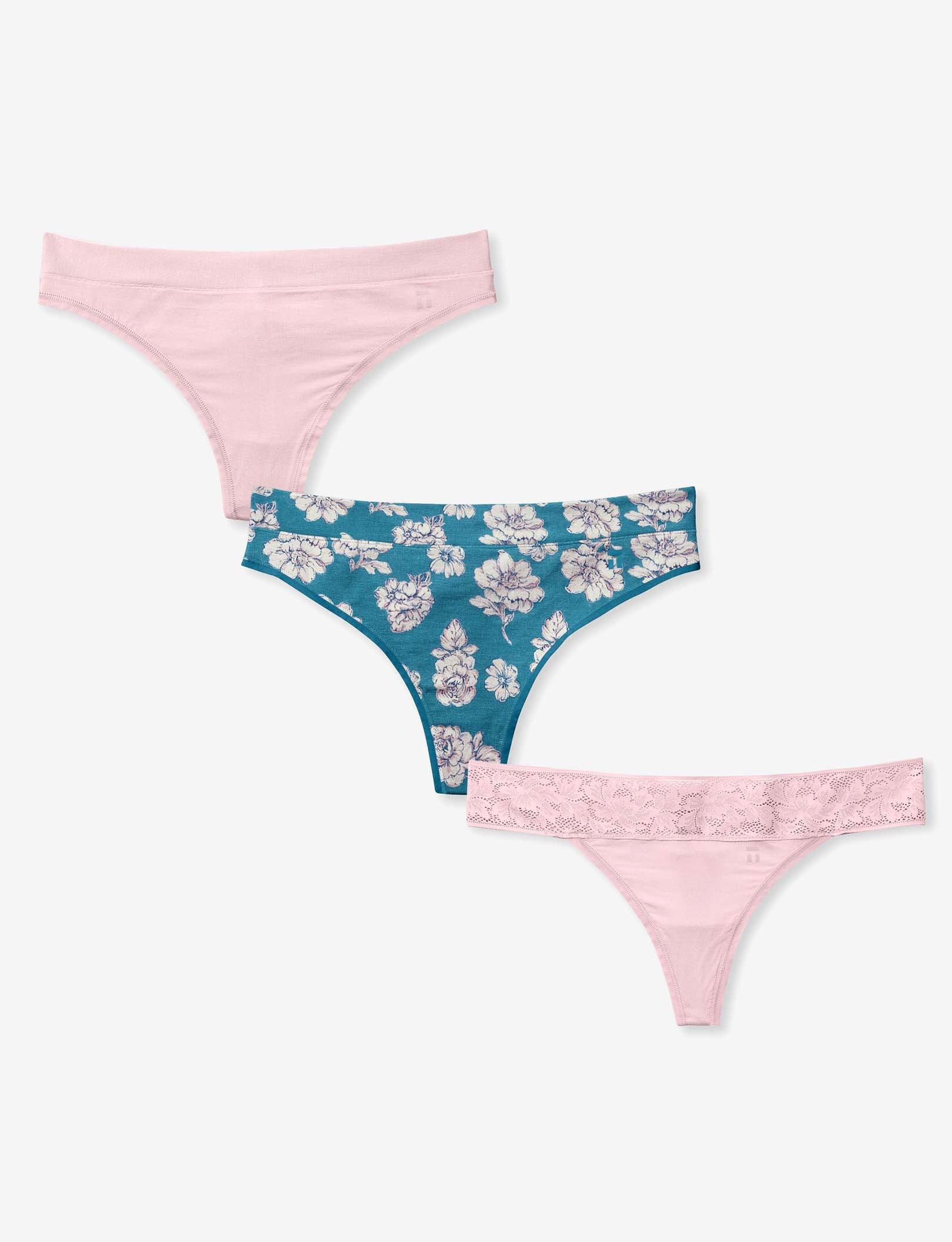 Women's Second Skin Thong (3-Pack)