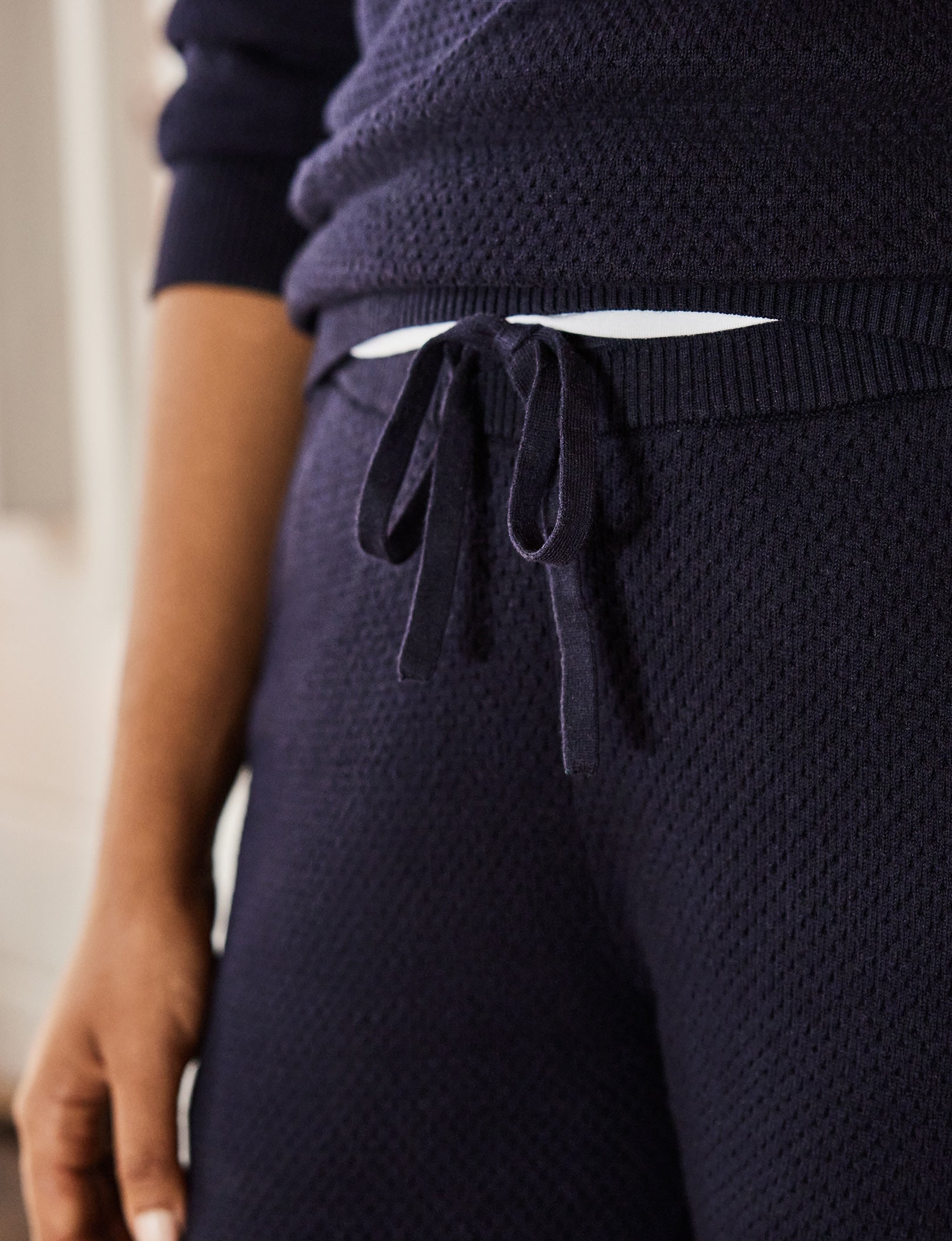 Women's Sweater Lounge Jogger::Deep Well