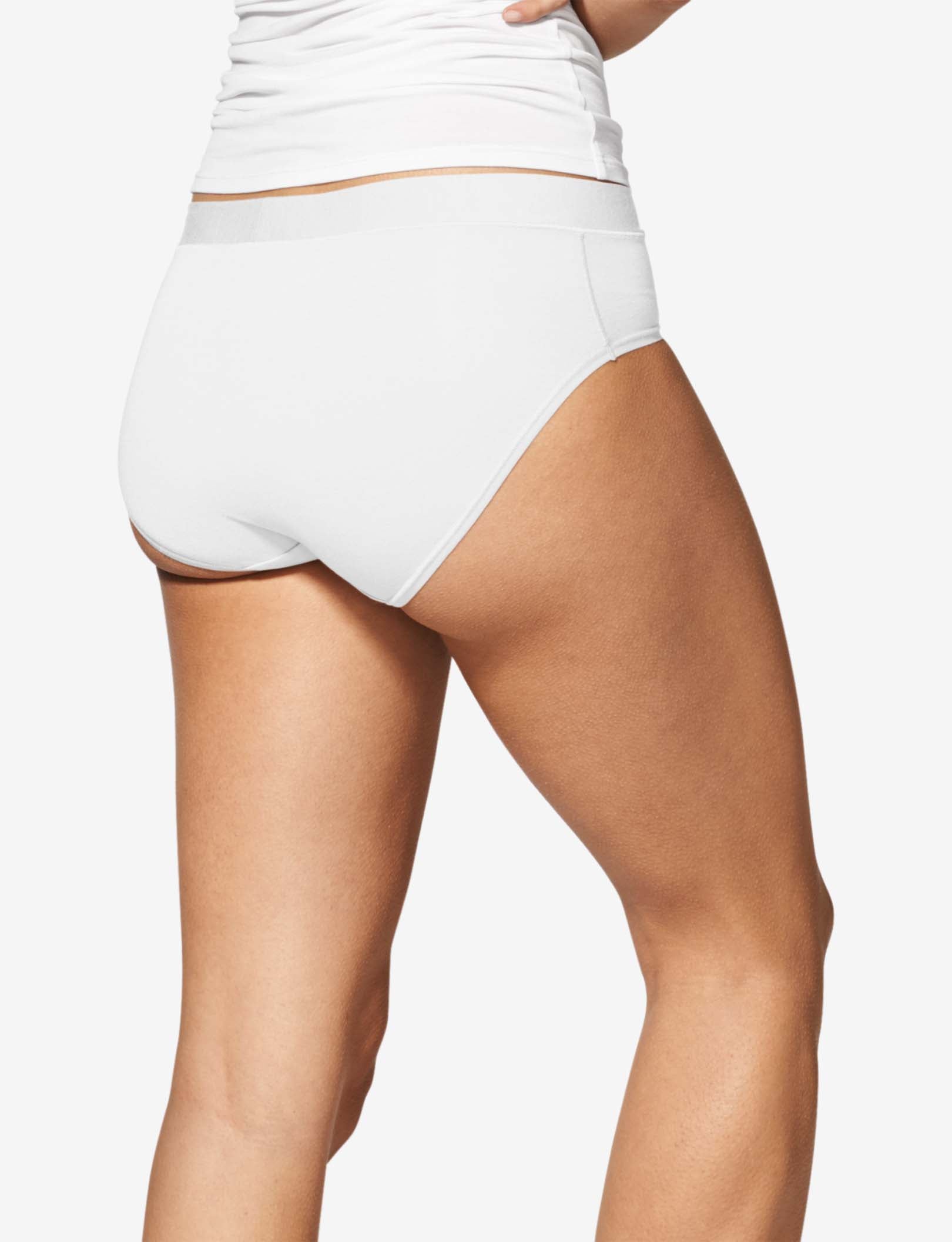 Women's Second Skin Brief::White