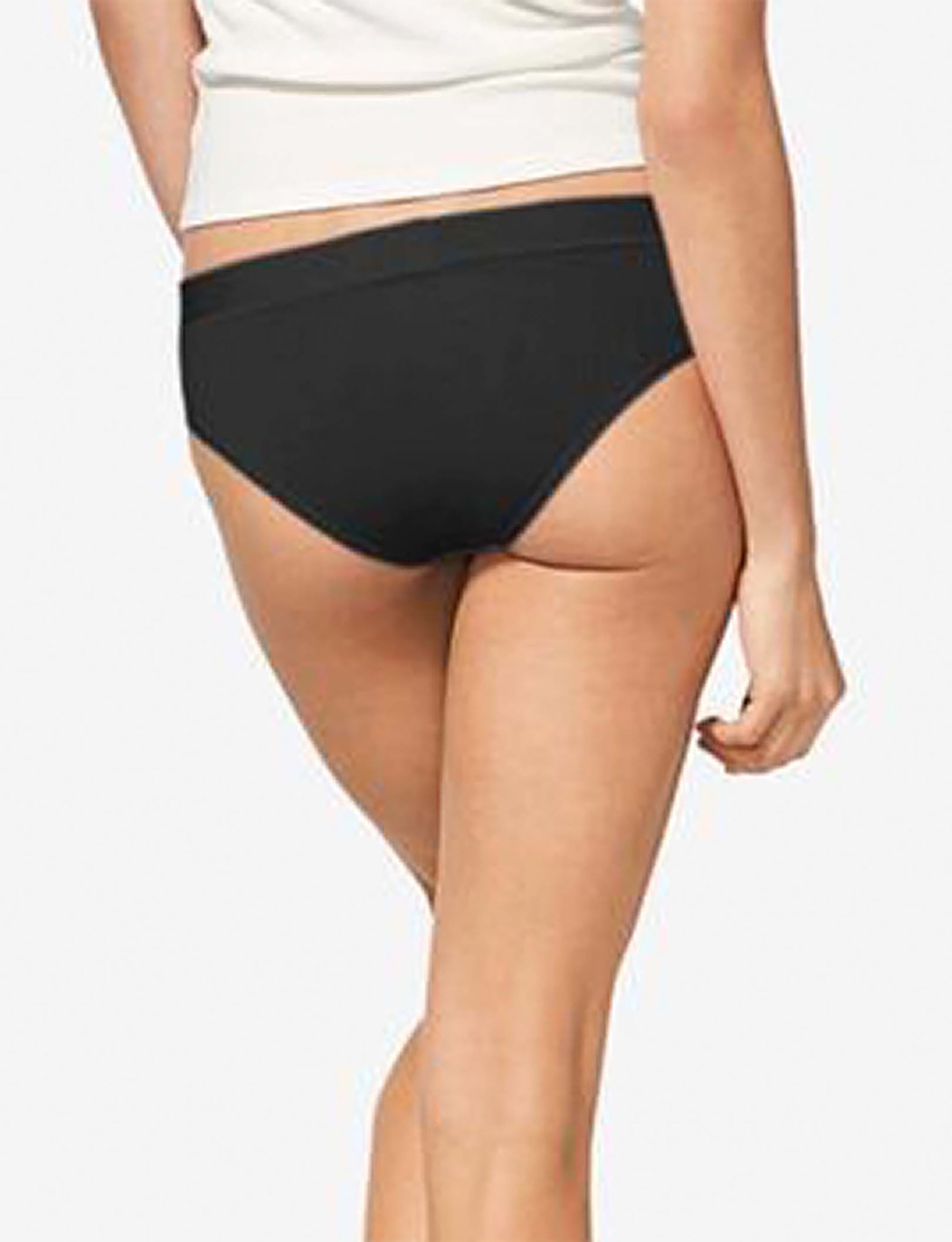 Women's Cool Cotton Cheeky::Black