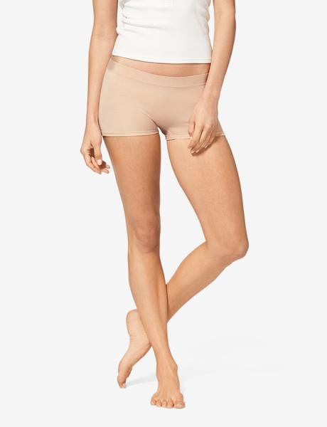 Women's Cool Cotton Boyshort::Maple Sugar