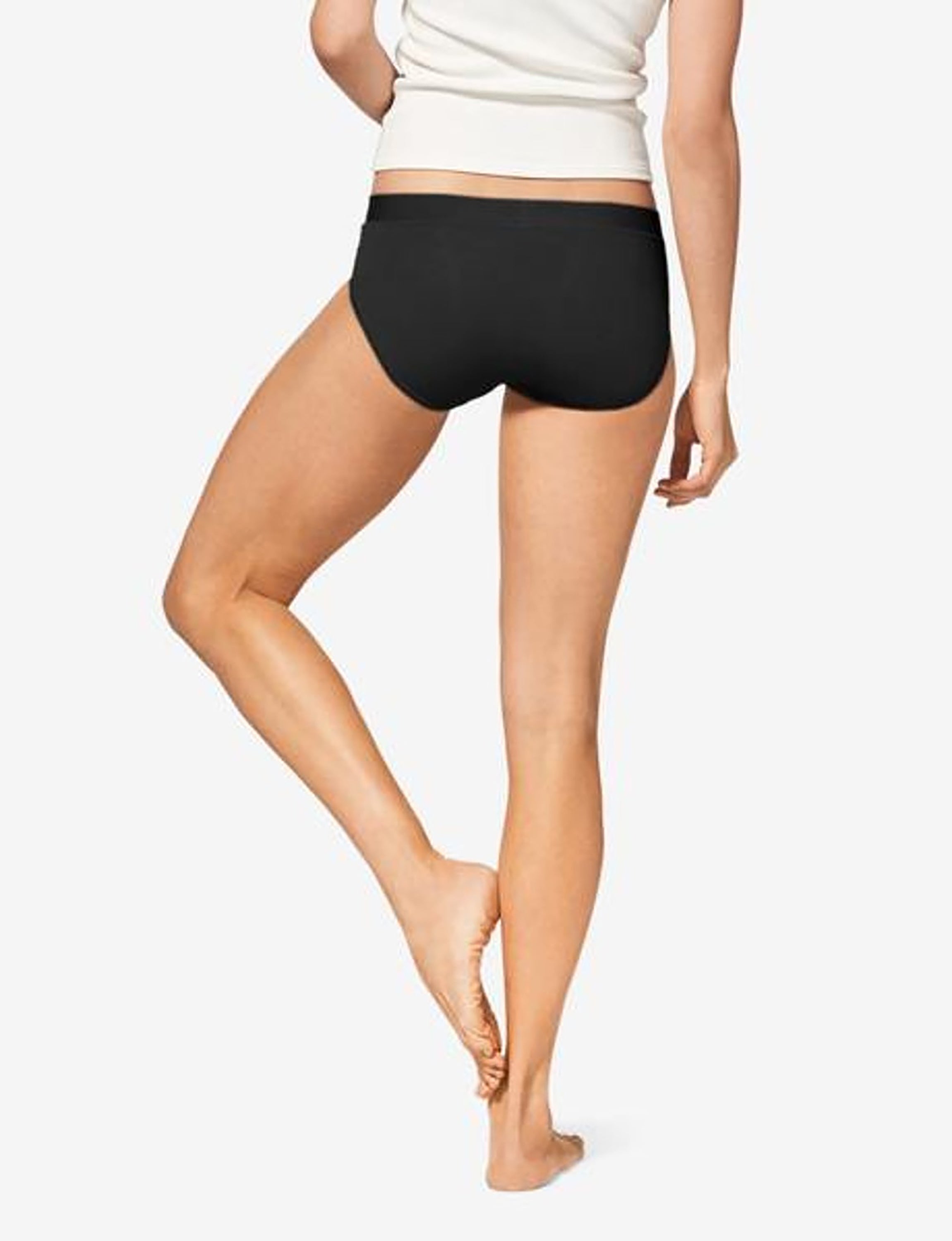 Women's Cool Cotton Brief::Black