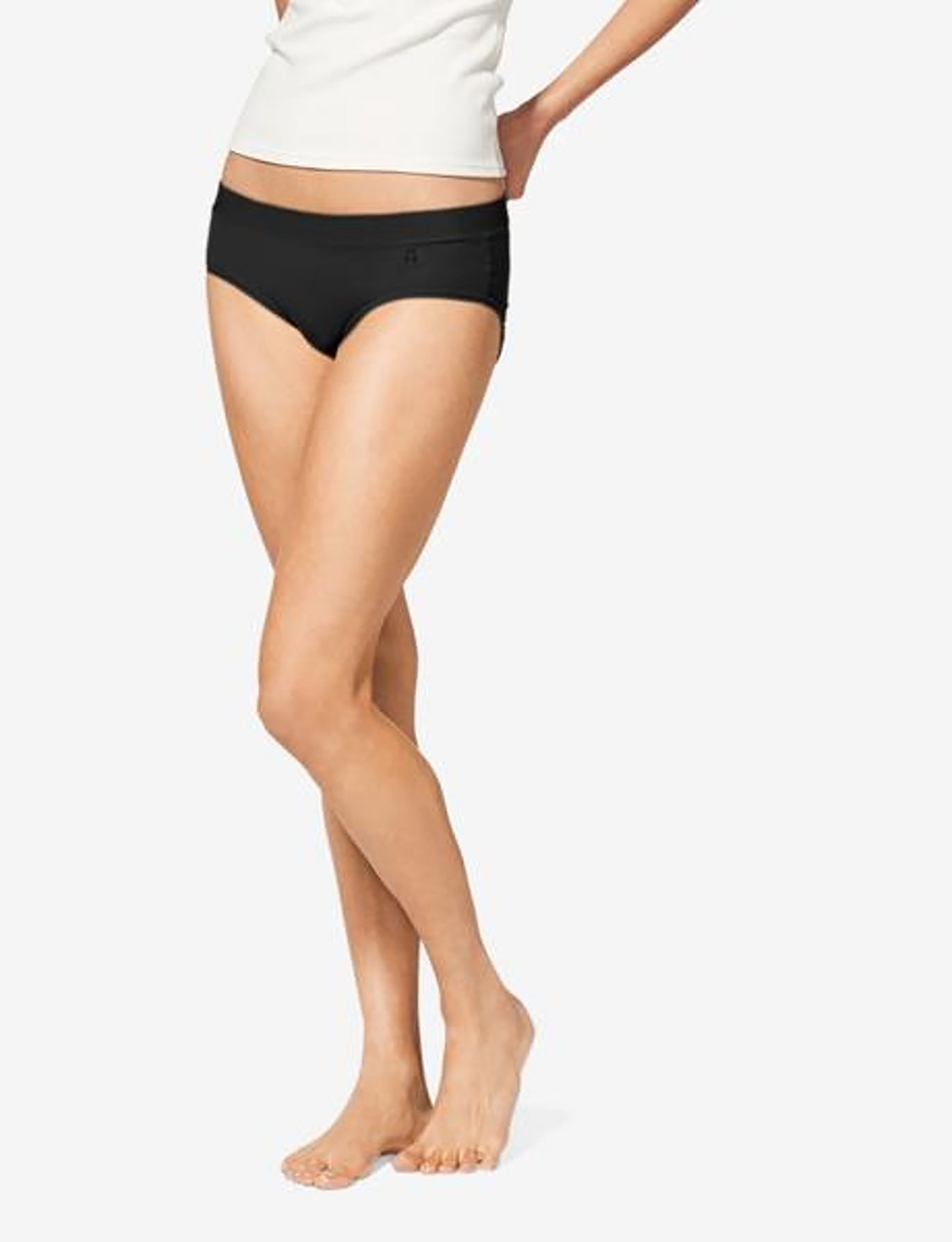 Women's Cool Cotton Brief::Black