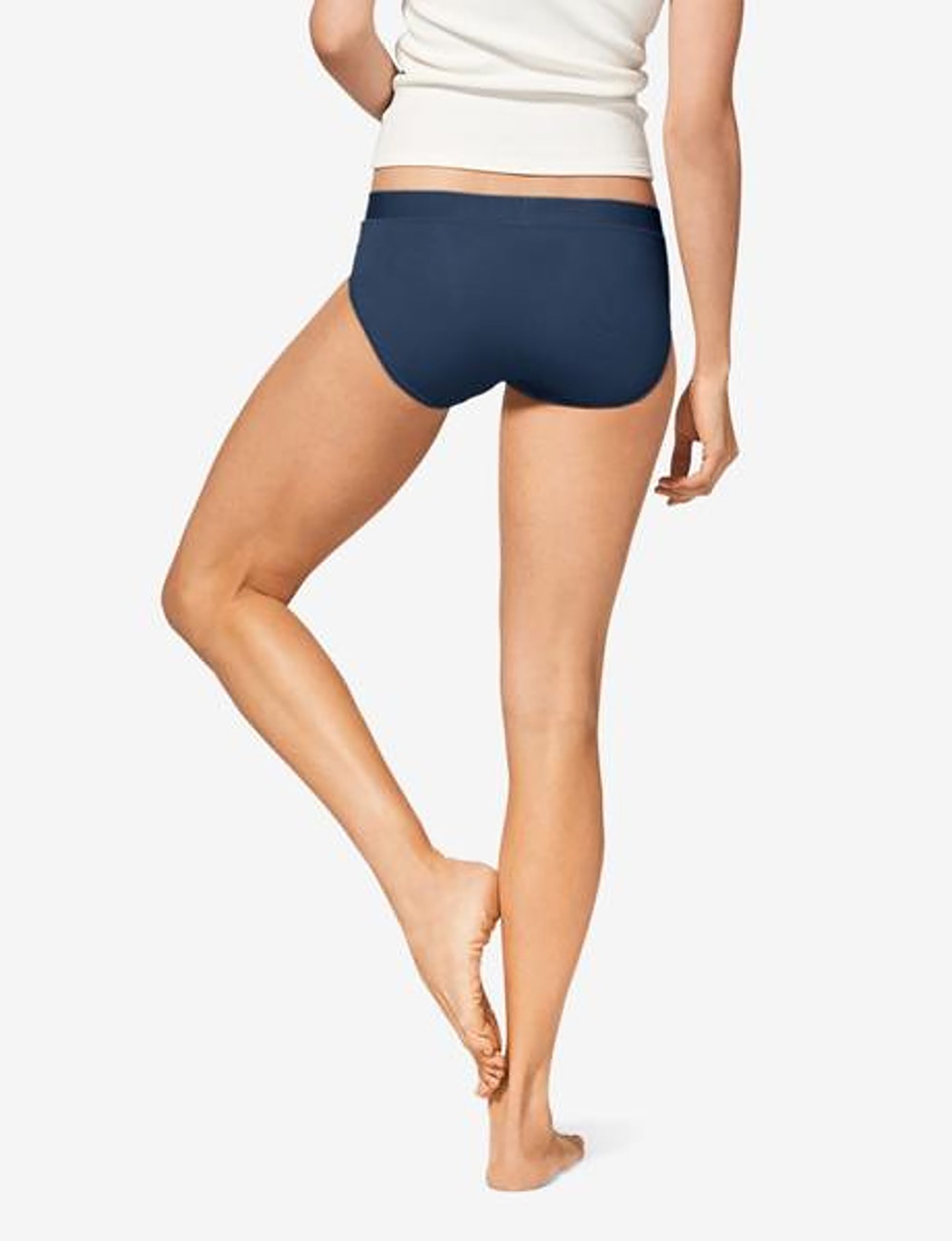 Women's Cool Cotton Brief::Navy