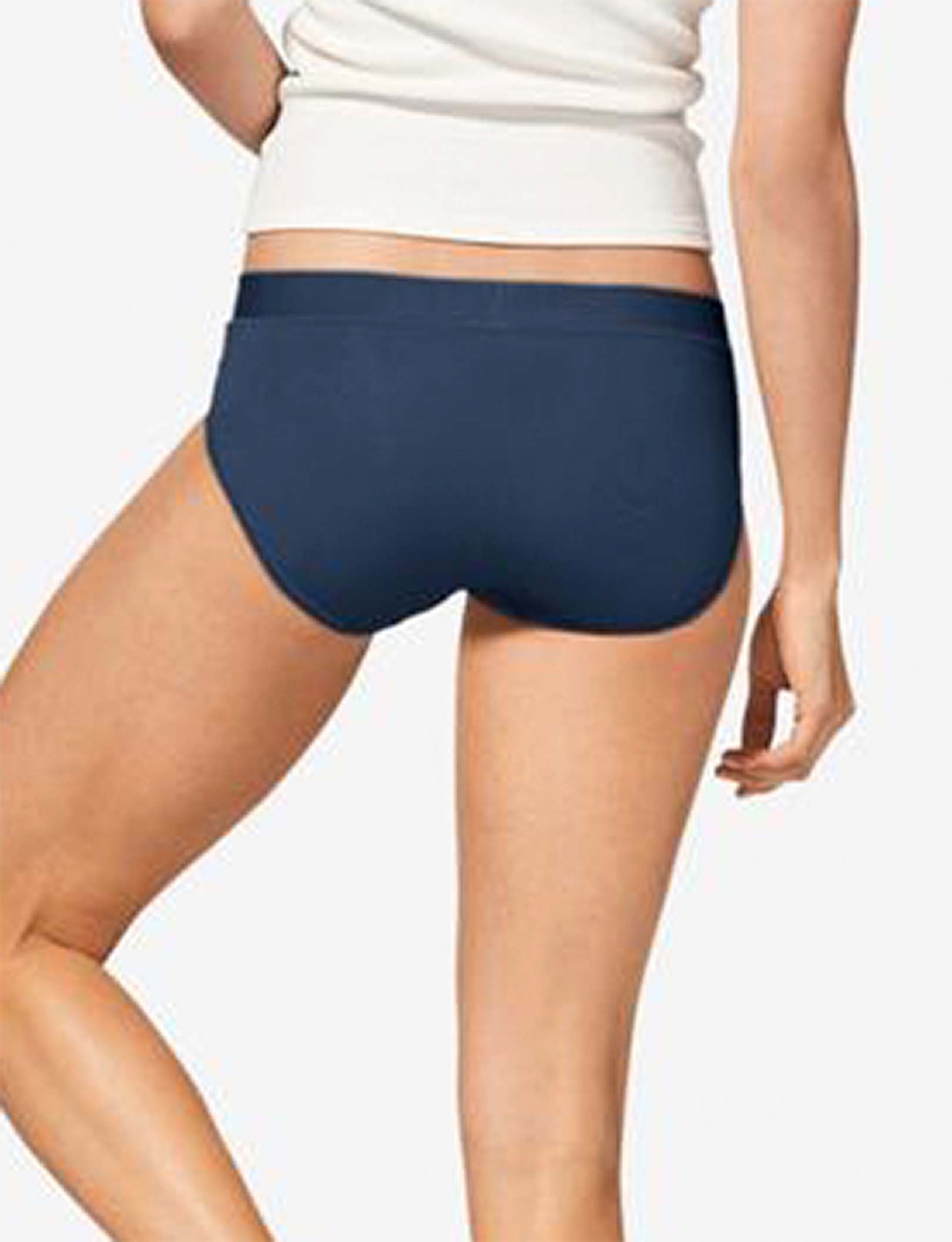 Women's Cool Cotton Brief::Navy