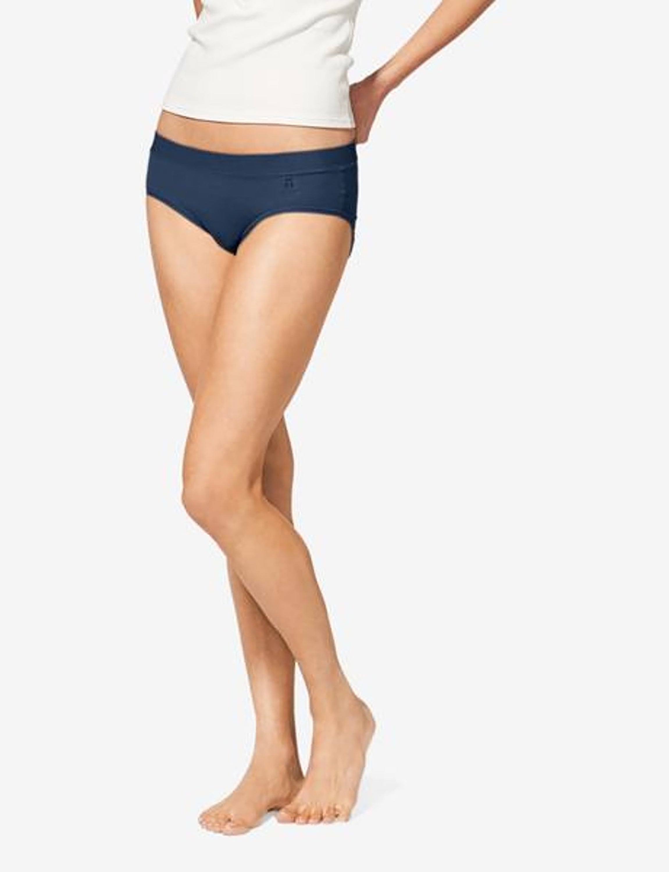 Women's Cool Cotton Brief::Navy